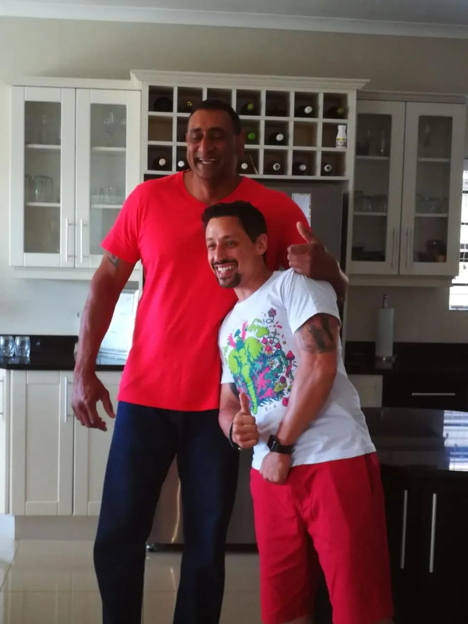 group of guests in JoJo's BnB