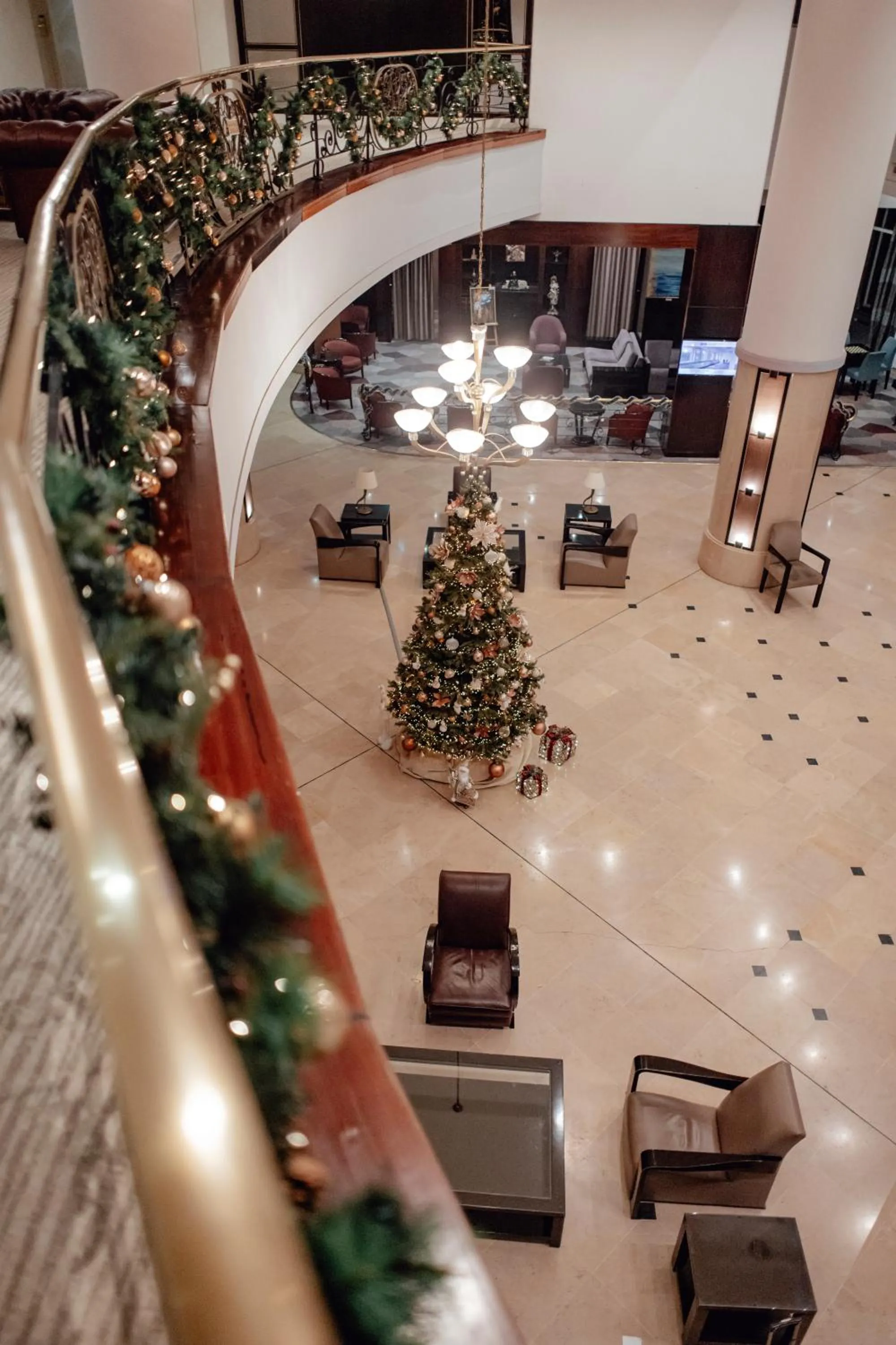 Lobby or reception in Pullman Bucharest World Trade Center