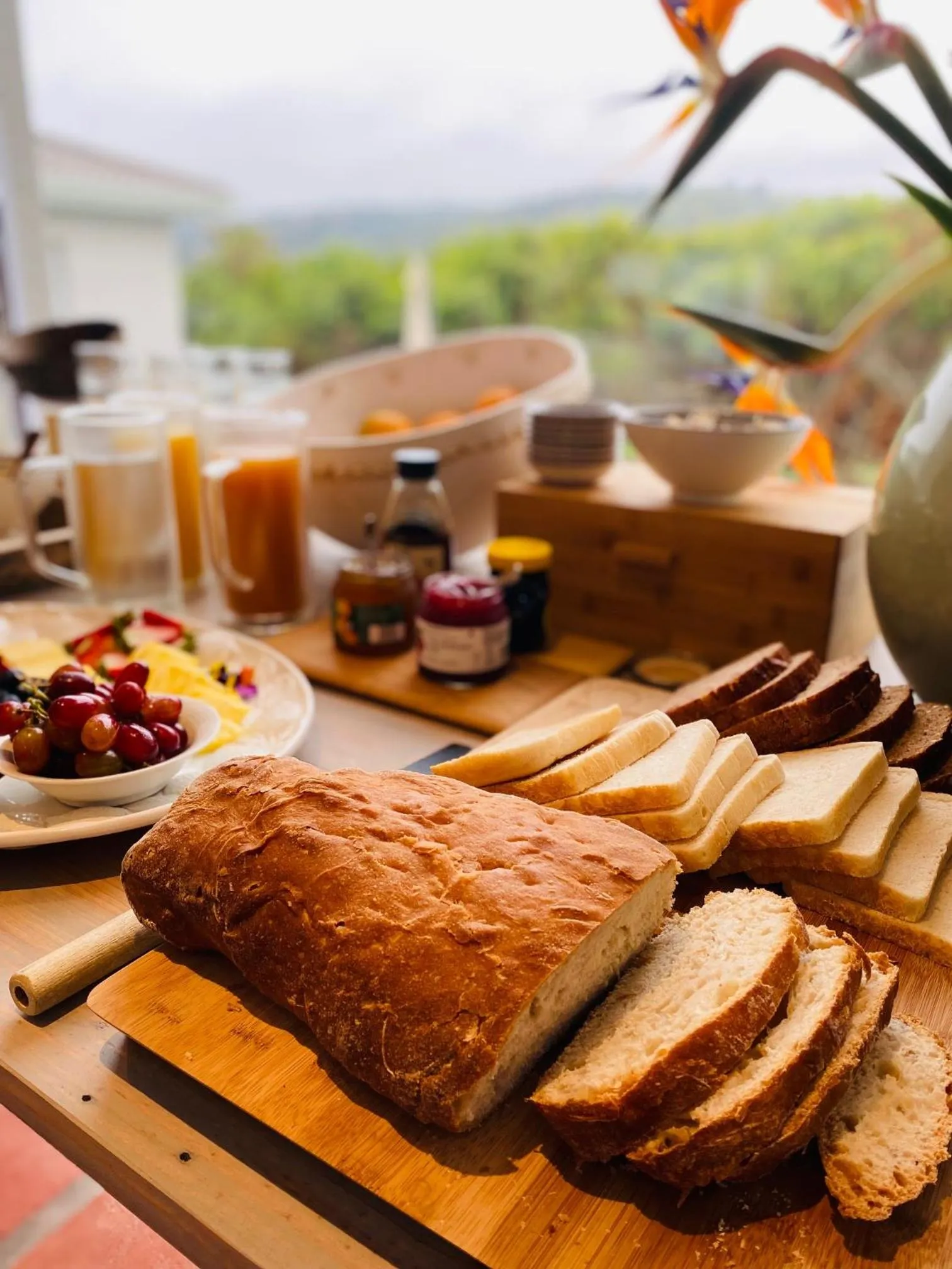 Breakfast in Mes Amis Beach Guest House