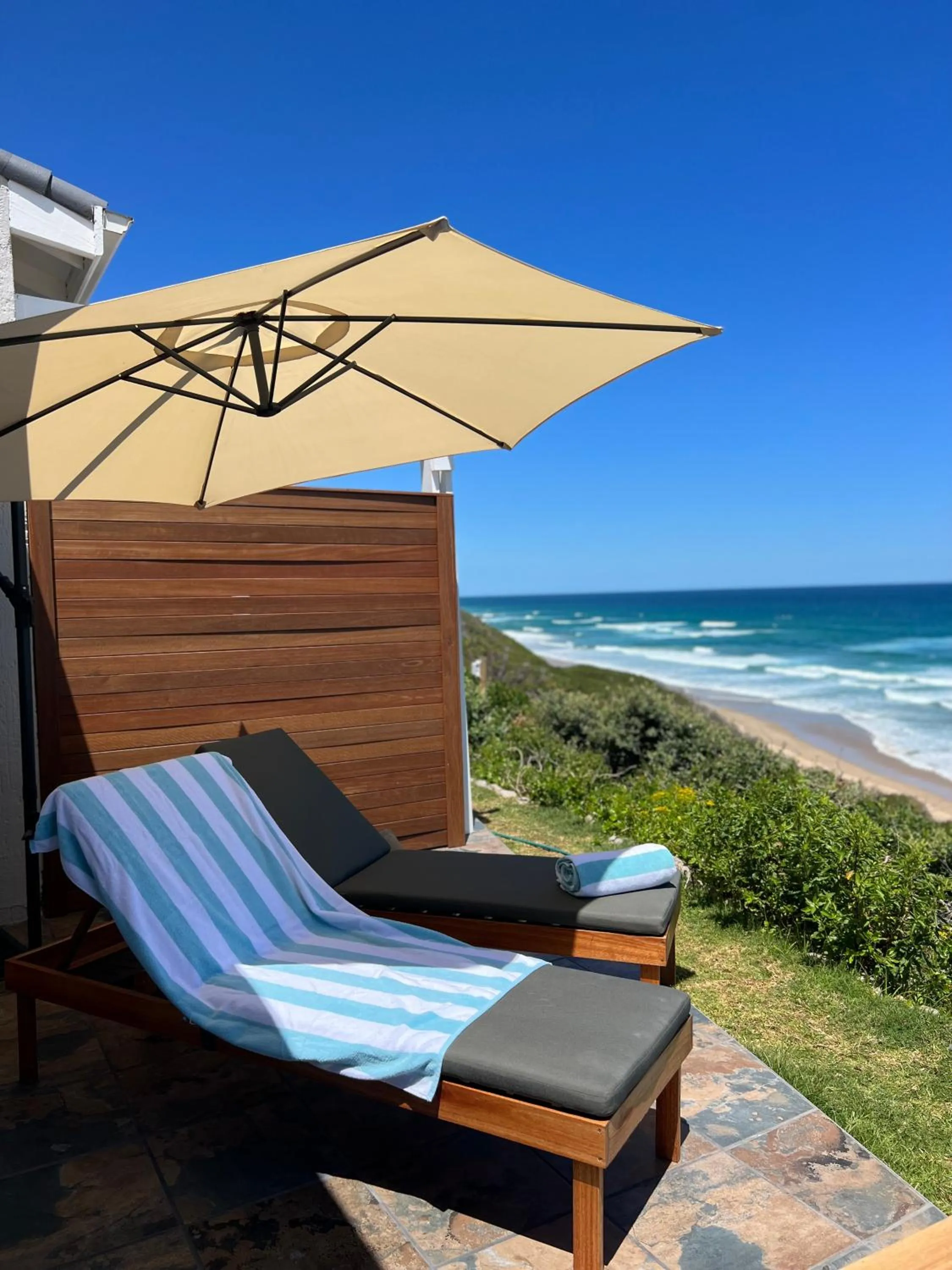 Patio in Mes Amis Beach Guest House