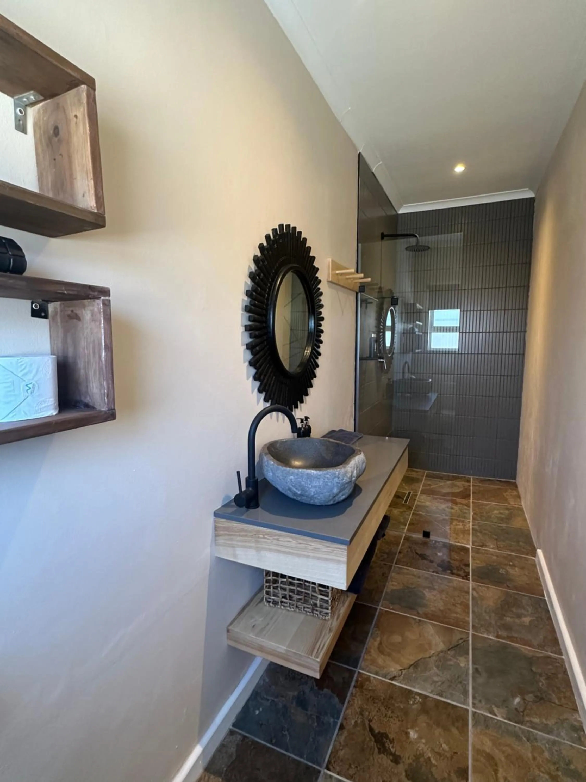 Shower in Mes Amis Beach Guest House