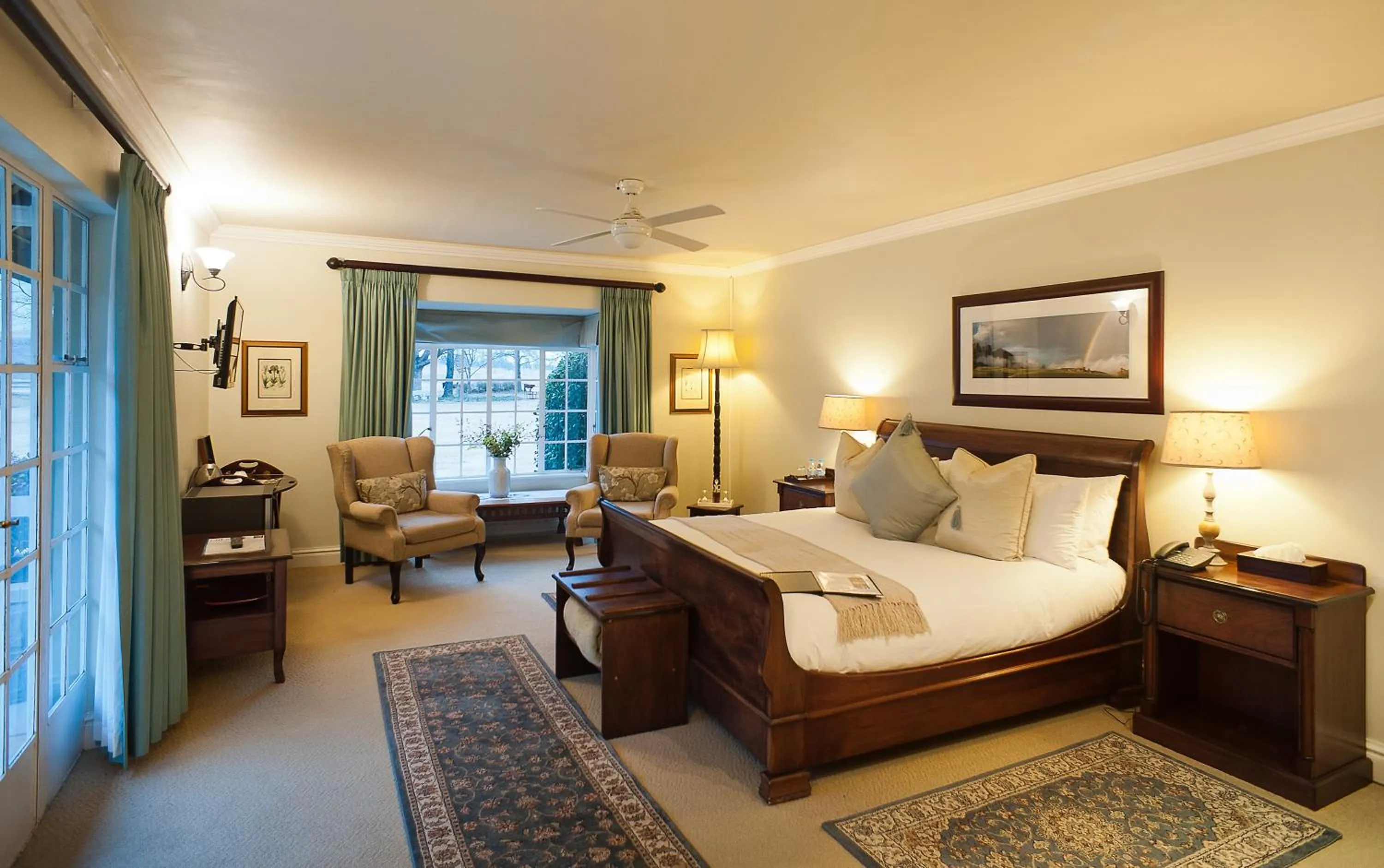 Bed in Moorcroft Manor Boutique Country Hotel