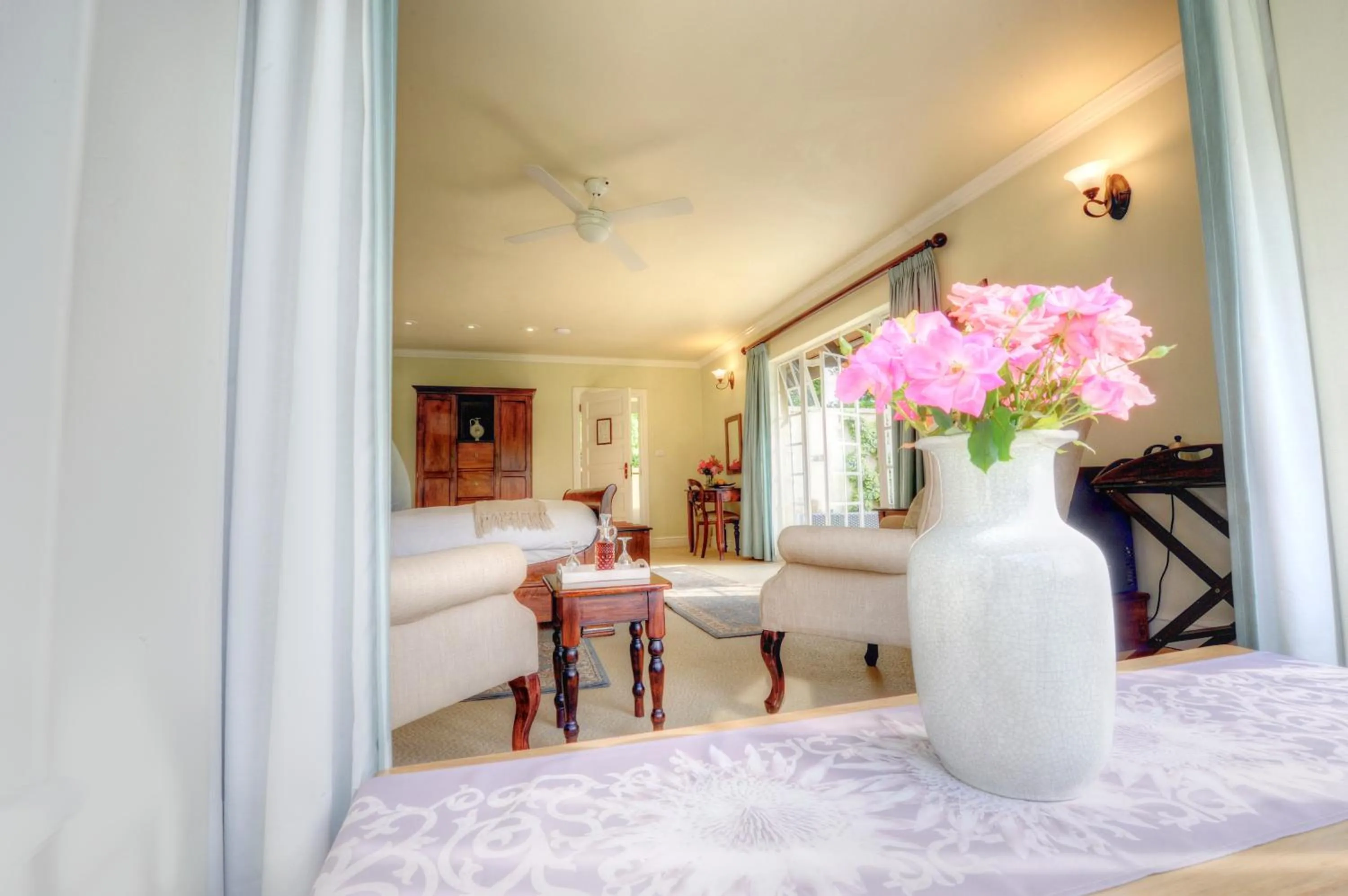 Seating area in Moorcroft Manor Boutique Country Hotel
