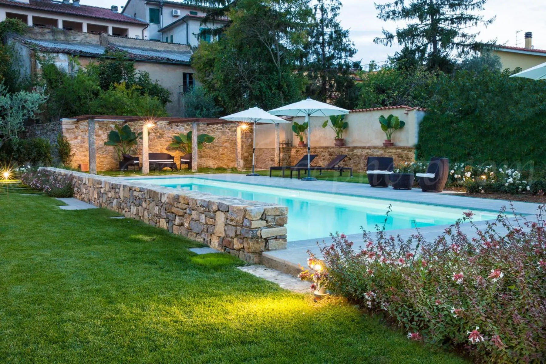 Swimming pool in Albergo Stella