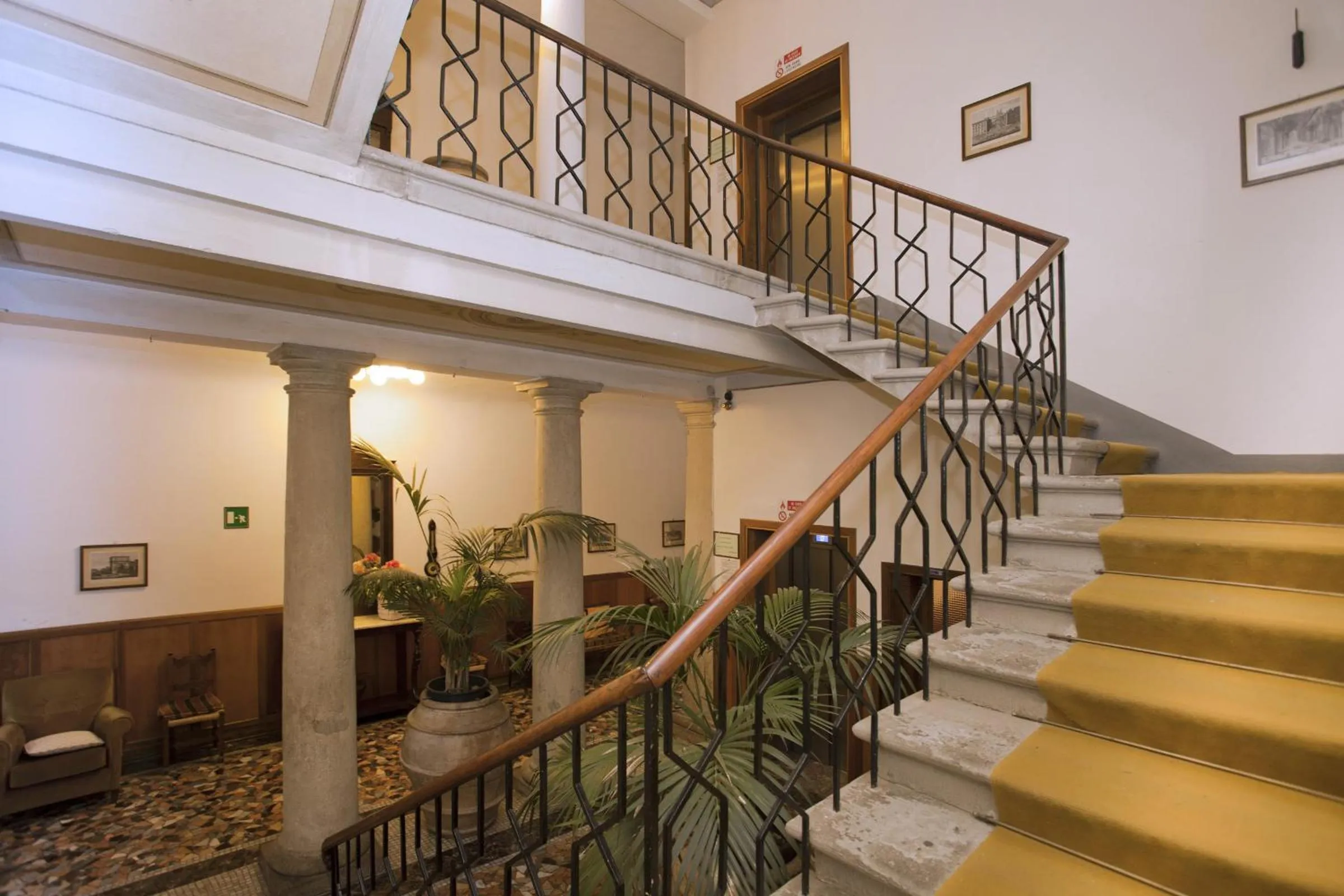 Lobby or reception in Albergo Stella