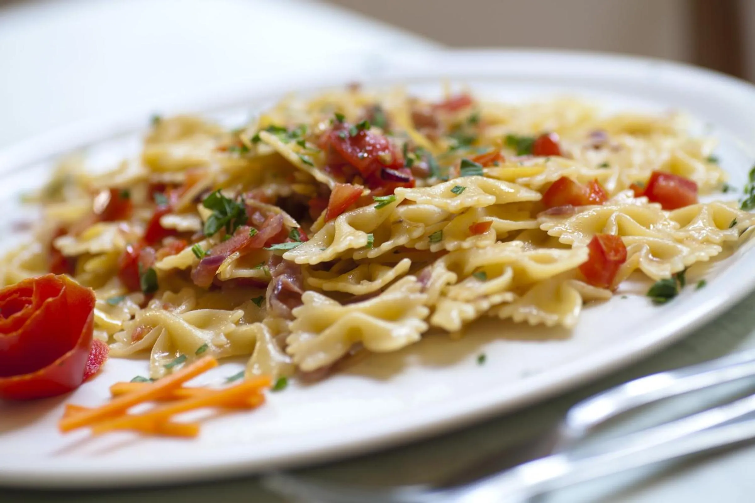 Food close-up in Albergo Stella