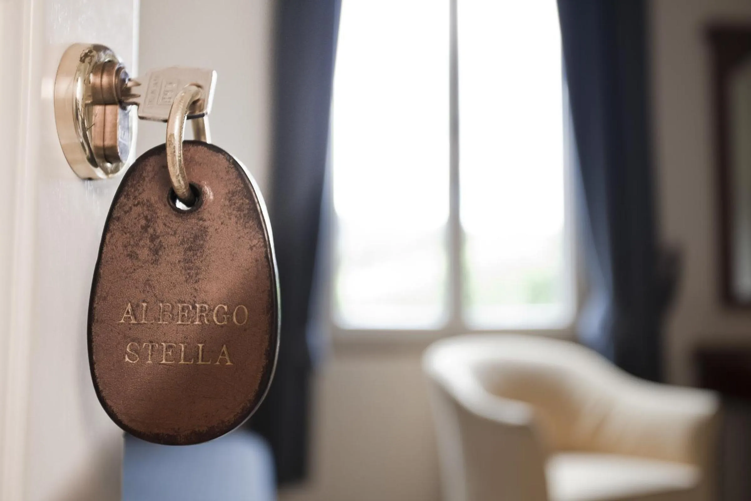 Decorative detail in Albergo Stella