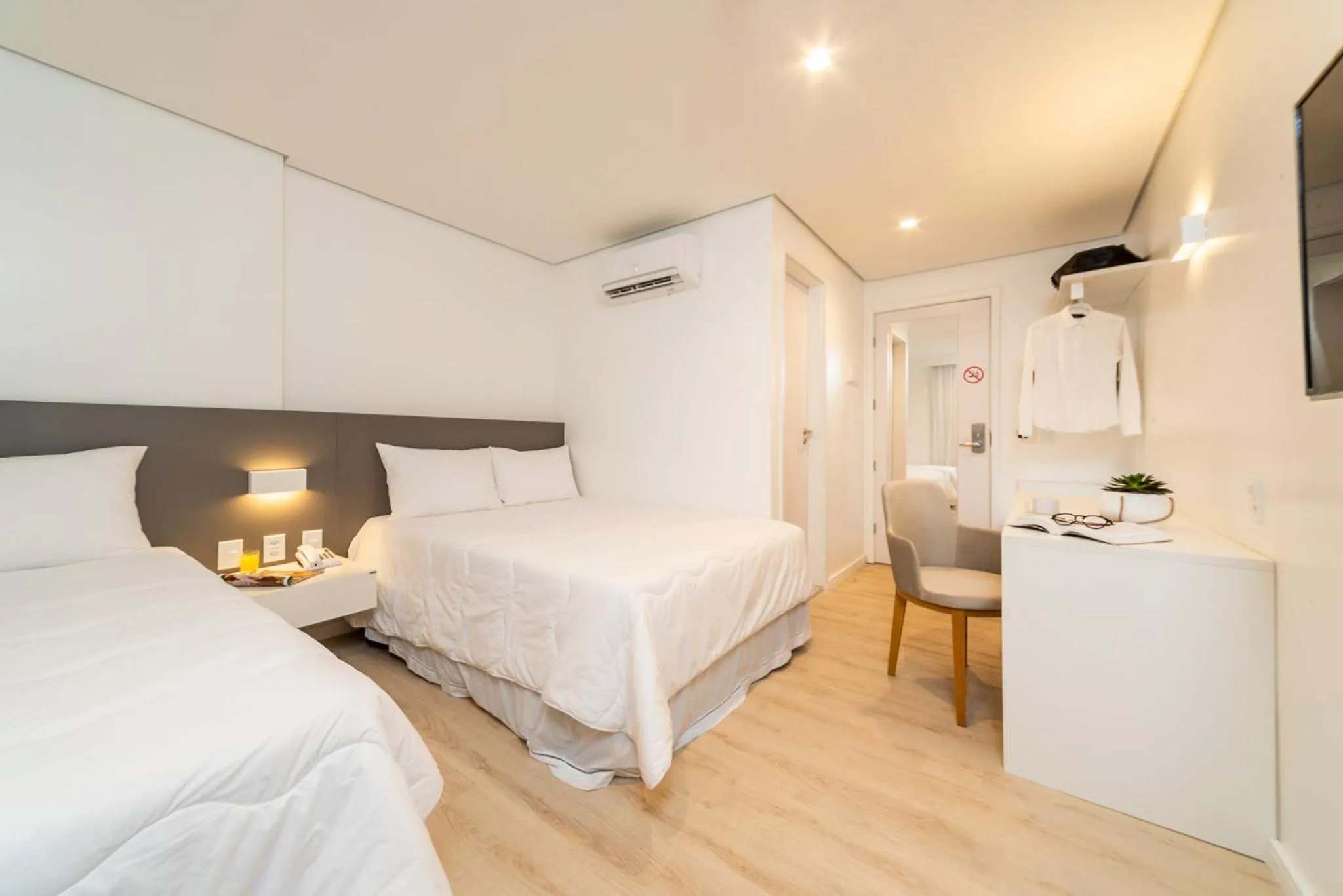 Bedroom, Bed in Hotel Praia Bonita Jangadeiros Pajuçara