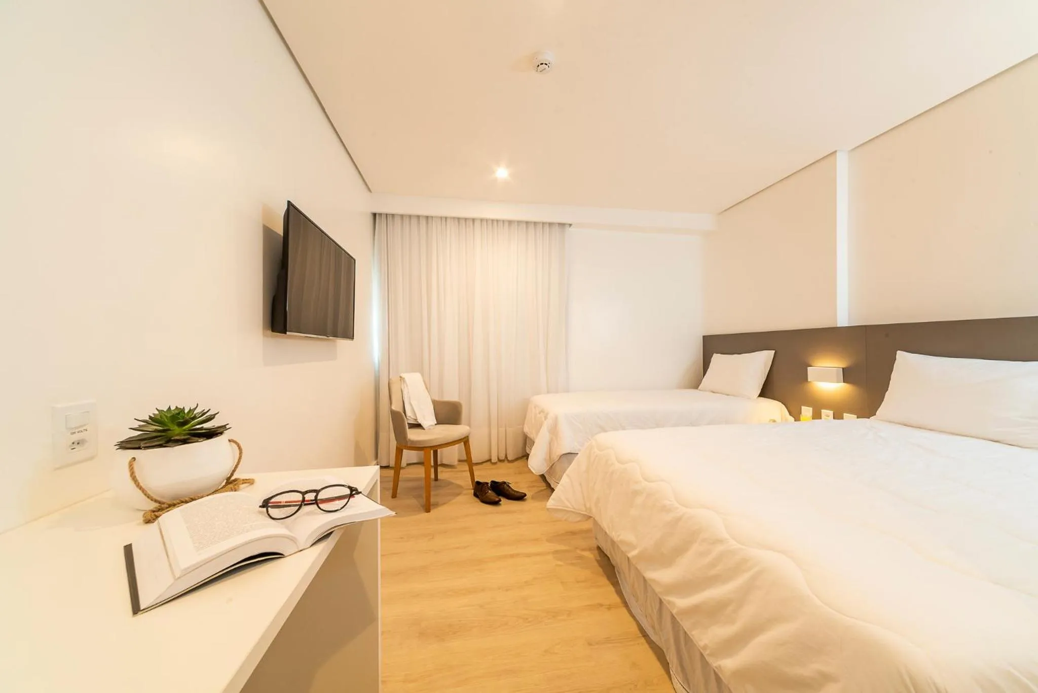 Bedroom, Bed in Hotel Praia Bonita Jangadeiros Pajuçara