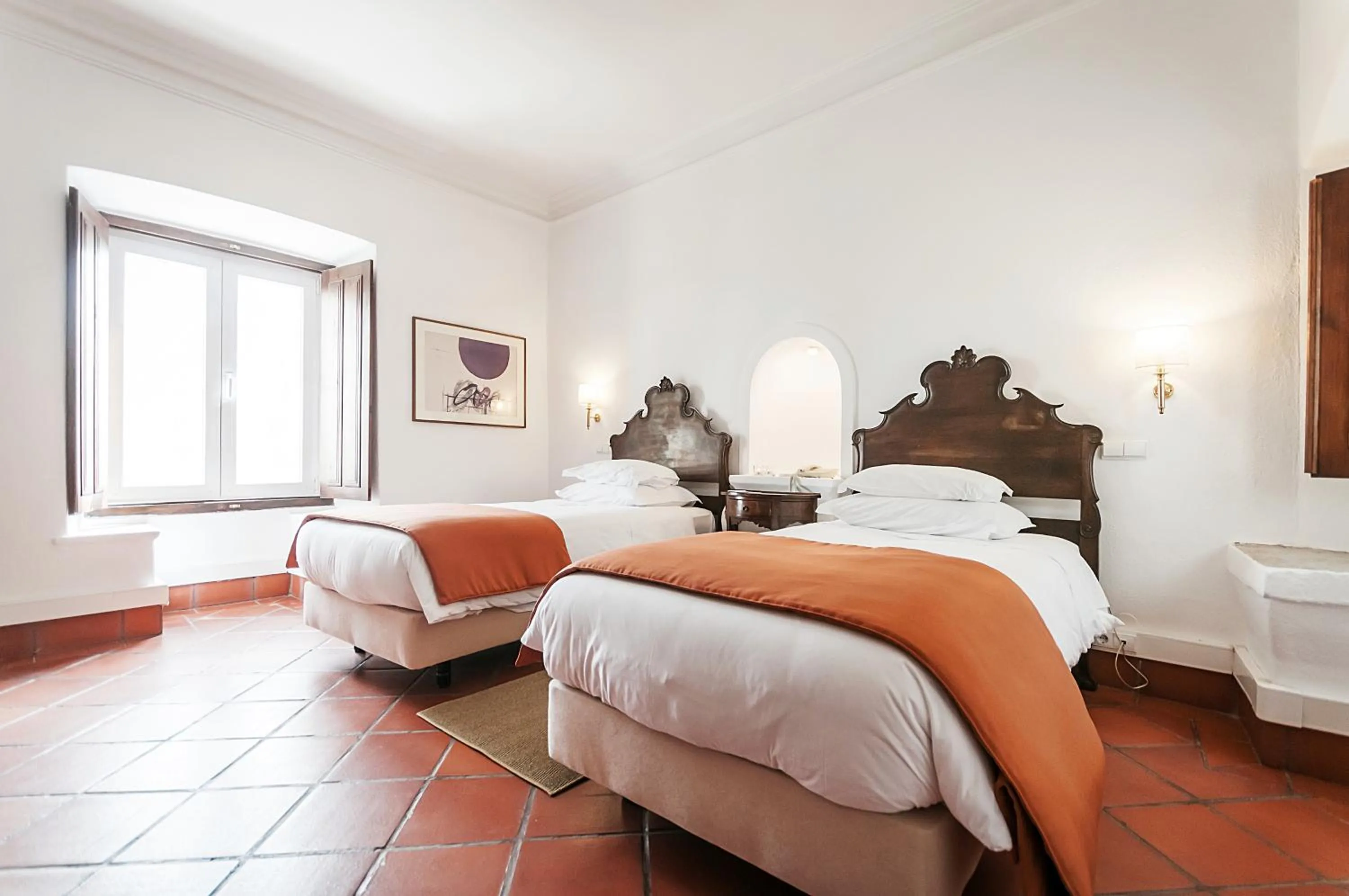 Bed in Convento Sao Paulo - Hotel Rural