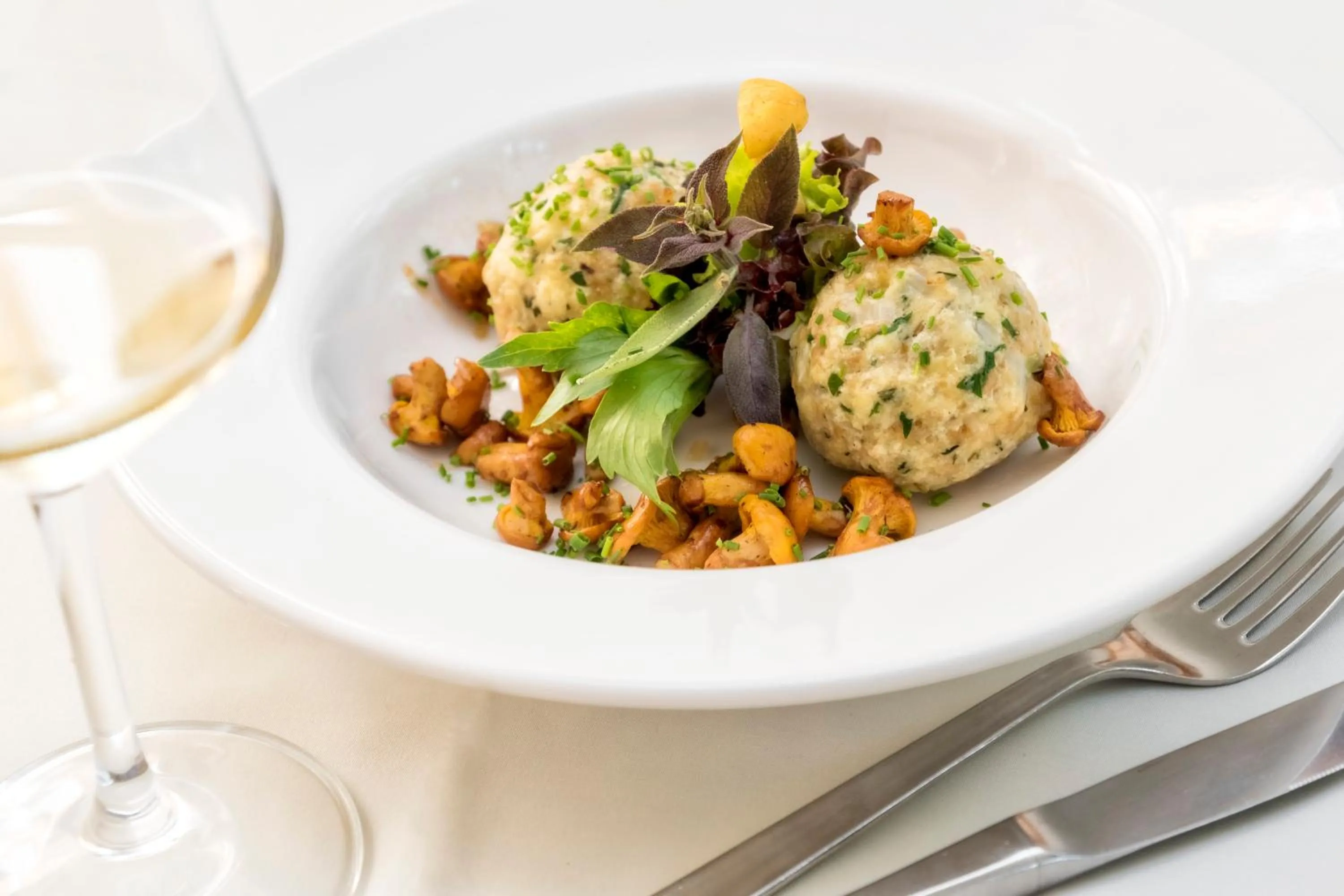 Food close-up in Hotel Gruber