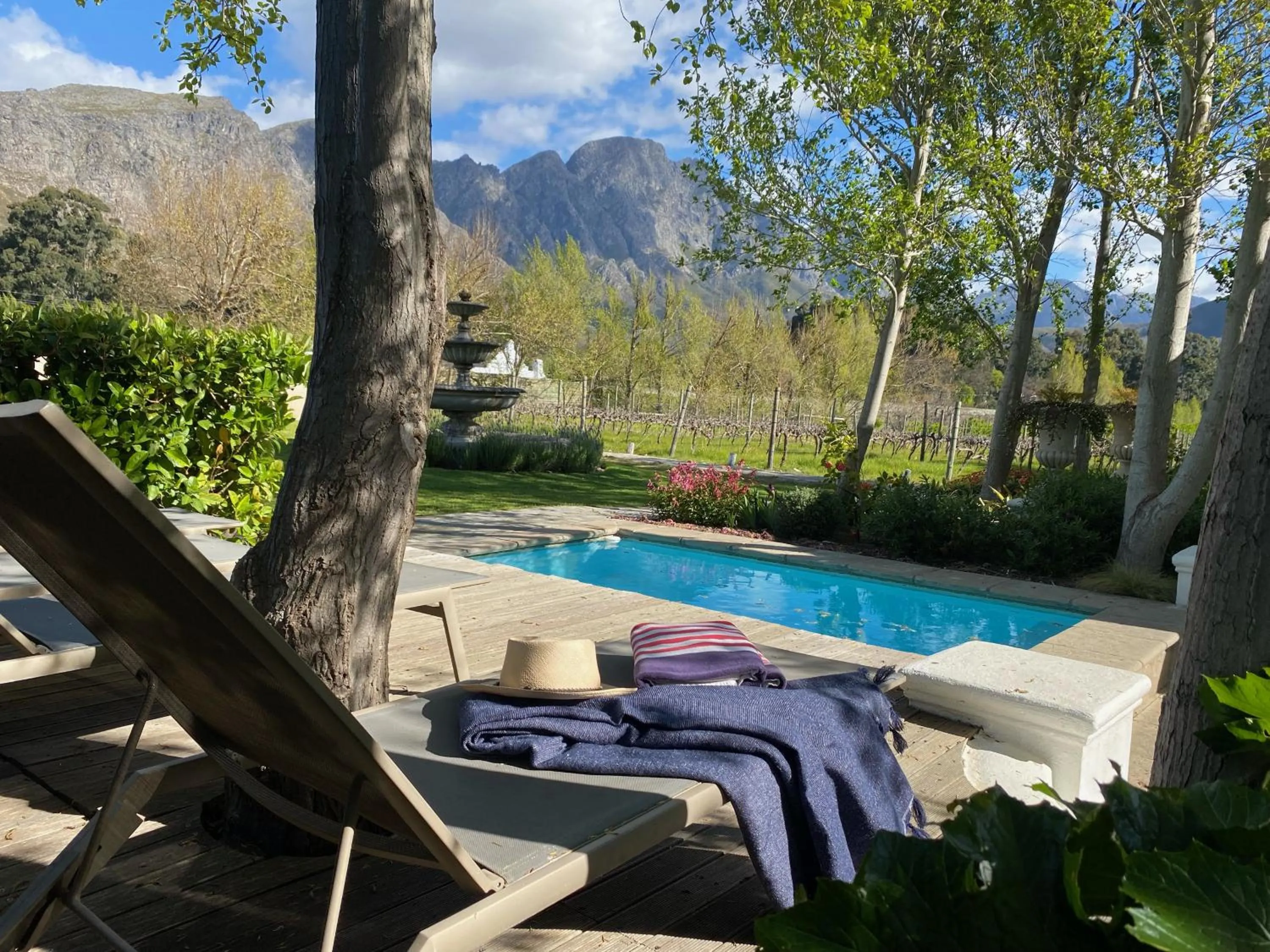 Mountain view in Franschhoek Rose Cottages