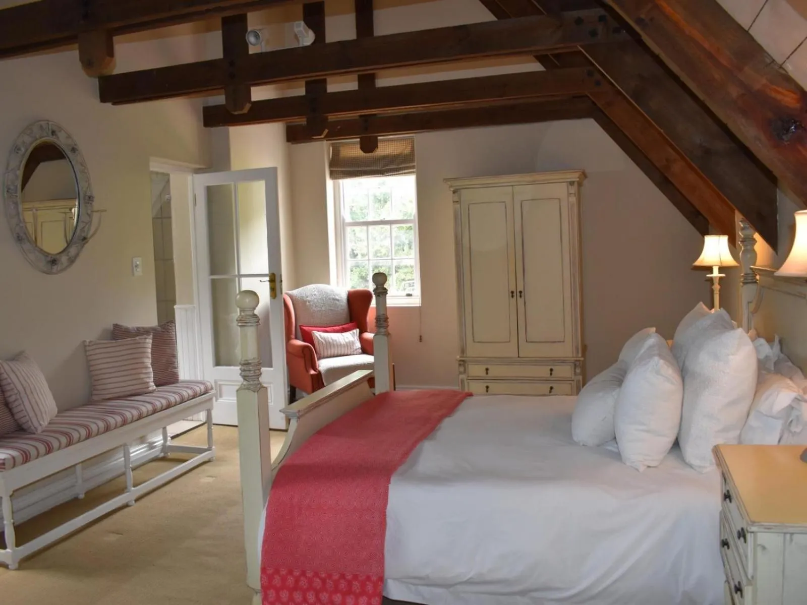 Bedroom, Bed in Franschhoek Rose Cottages