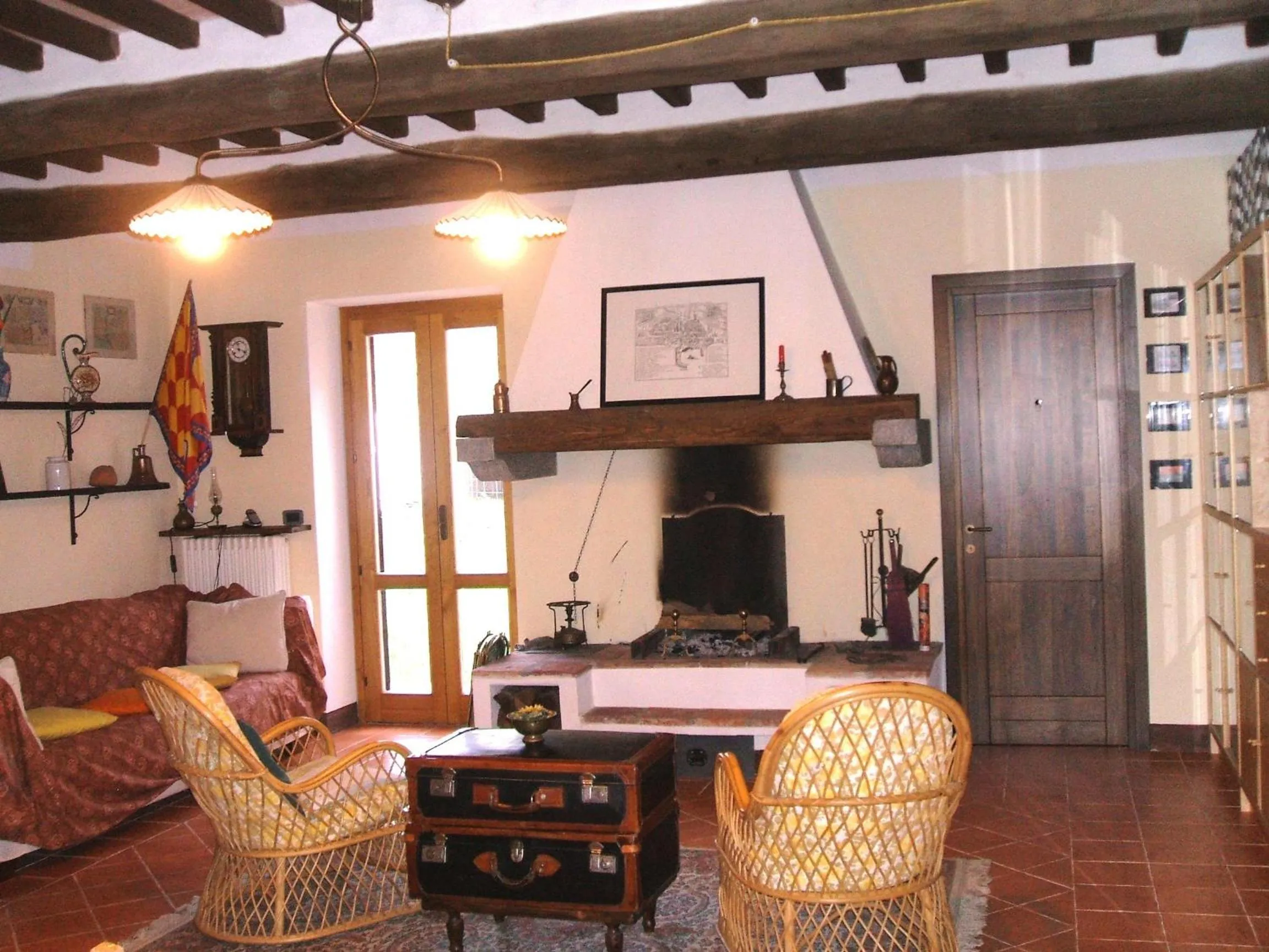Living room in Casetta Francini