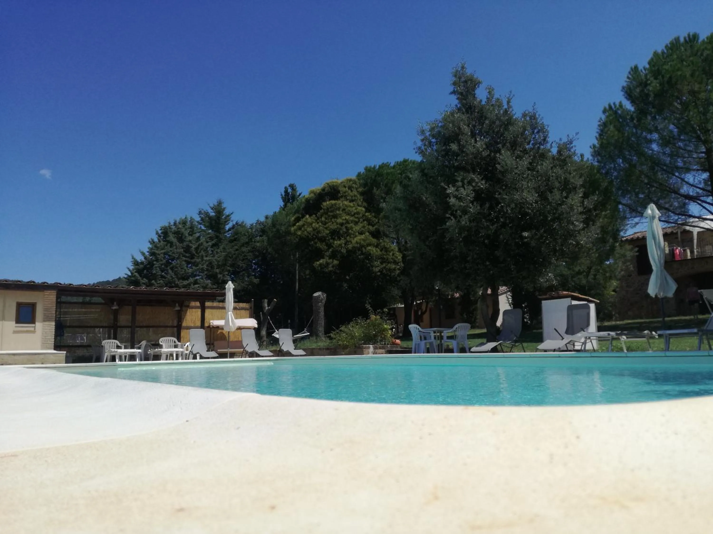Swimming pool in Casetta Francini