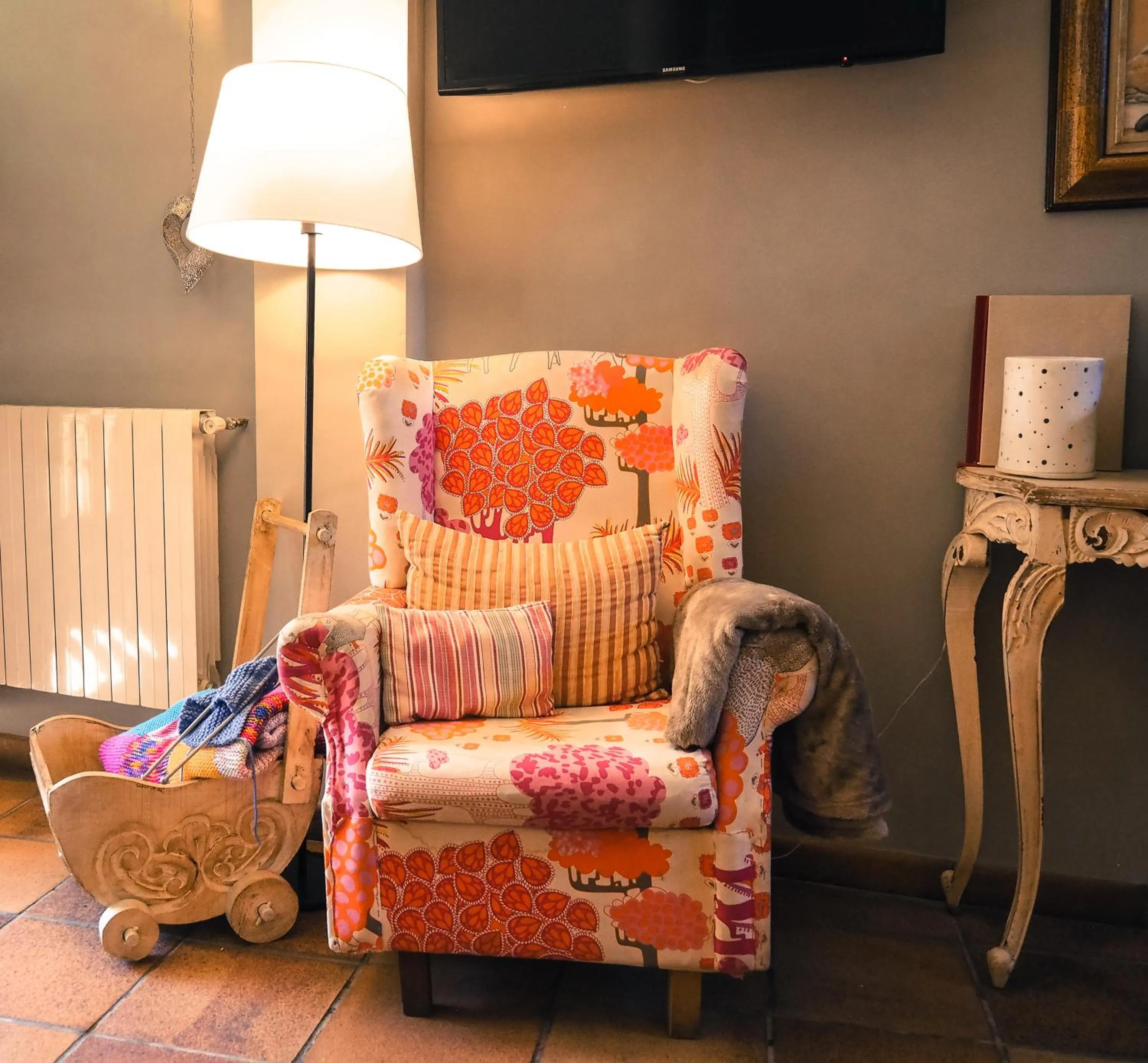 Seating area in Hotel Rural la Concordia