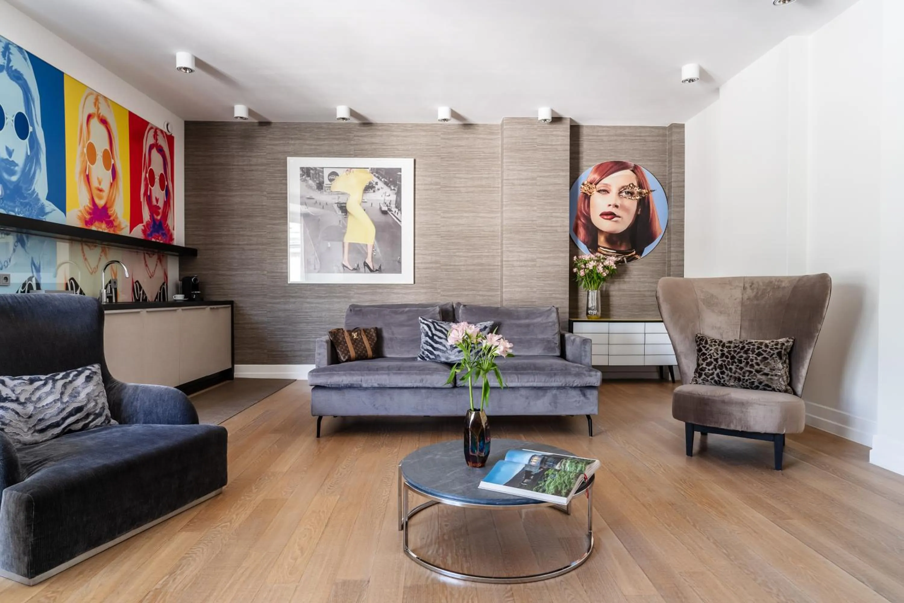 Living room in H15 Boutique Hotel, Warsaw, a Member of Design Hotels