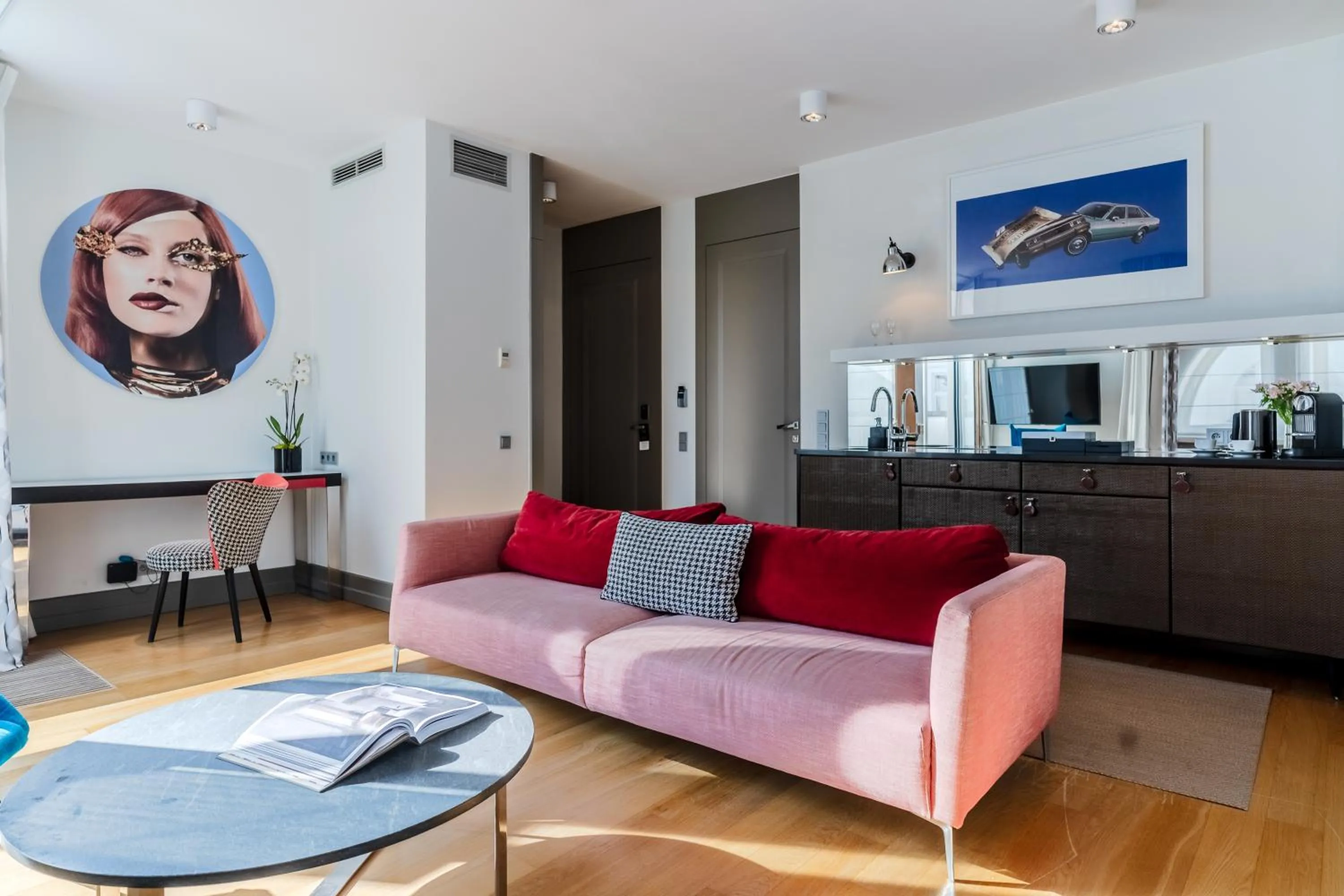 Living room in H15 Boutique Hotel, Warsaw, a Member of Design Hotels