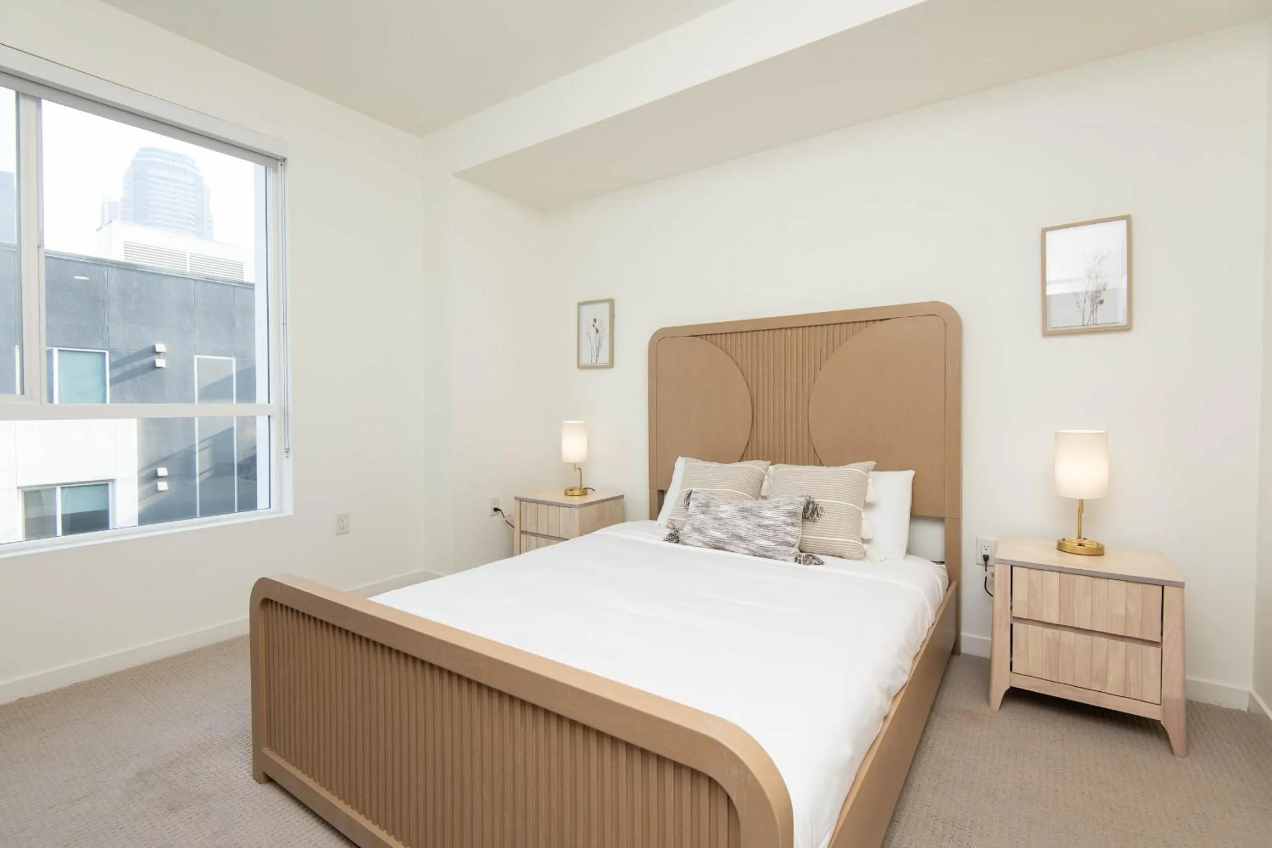 Bed in Modern Apartment Rentals