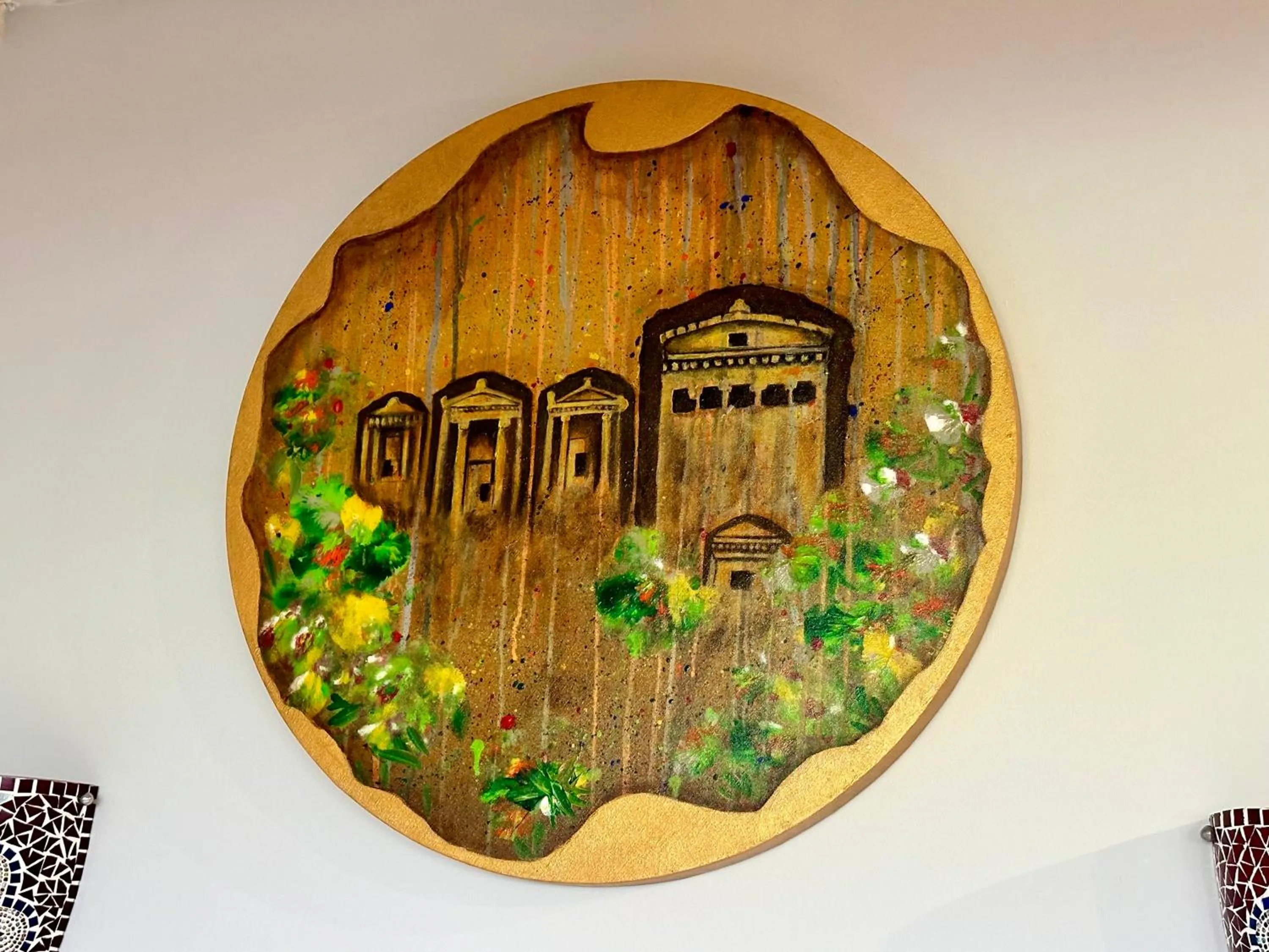 Decorative detail in Bahaus Resort