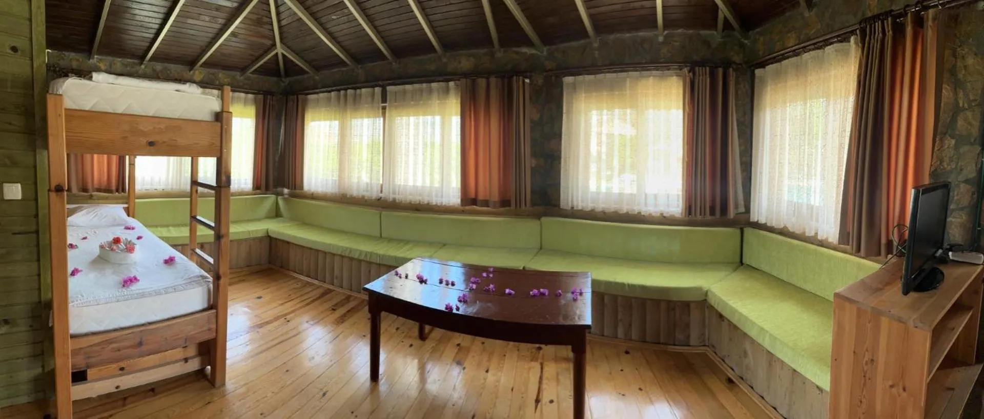 Bed in Bahaus Resort