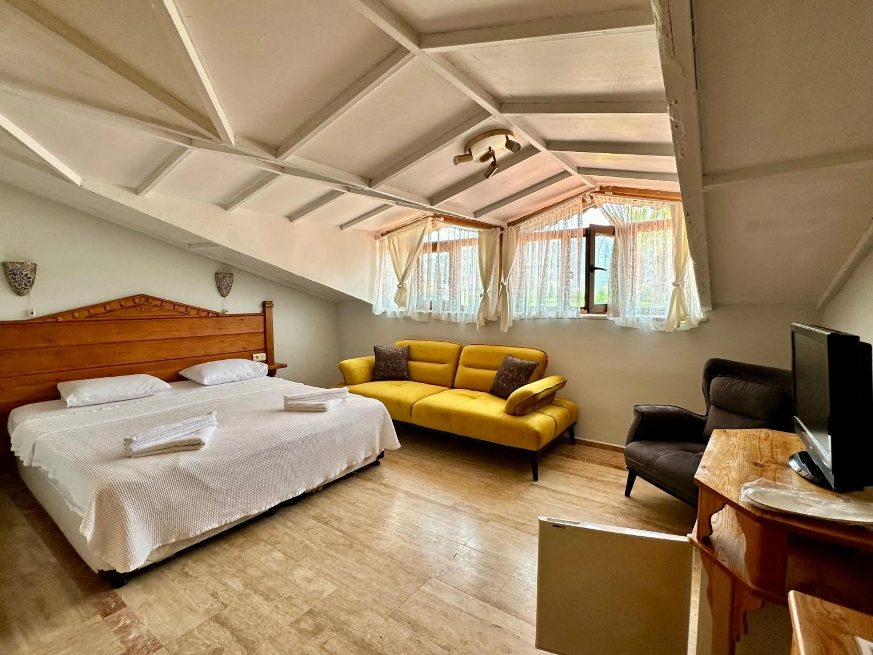 Bed in Bahaus Resort