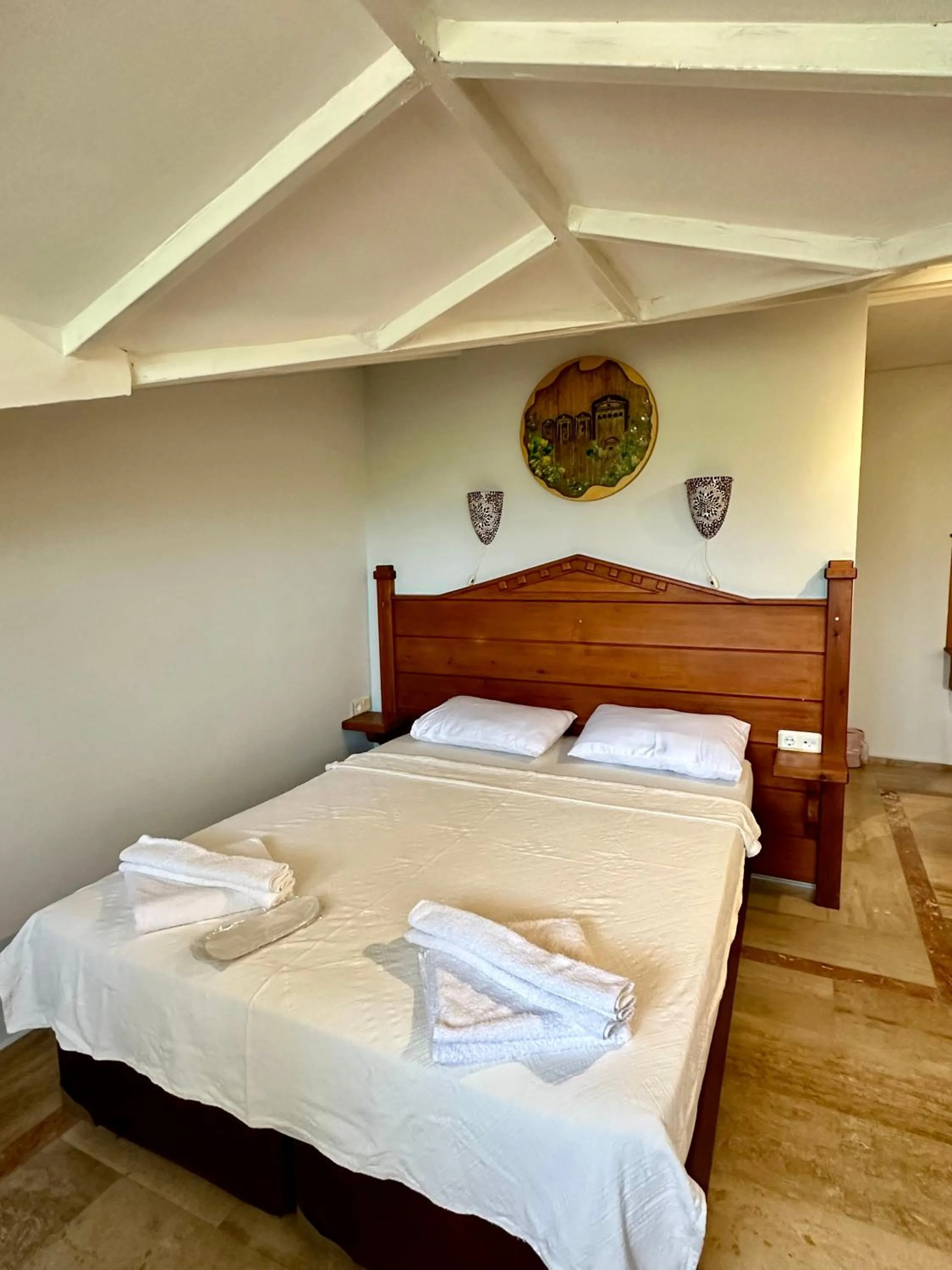 Bed in Bahaus Resort