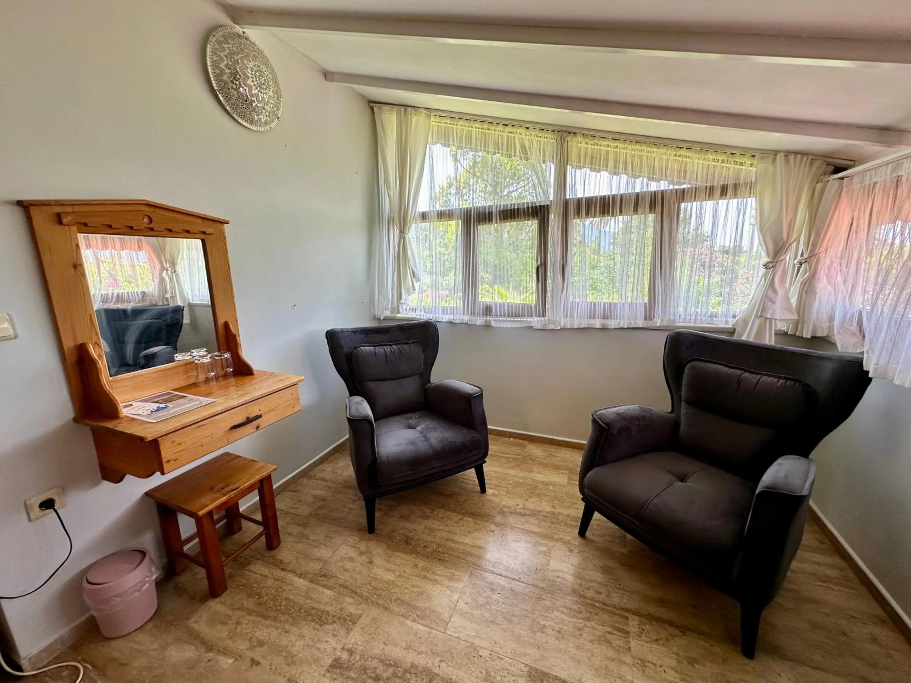 Seating area in Bahaus Resort