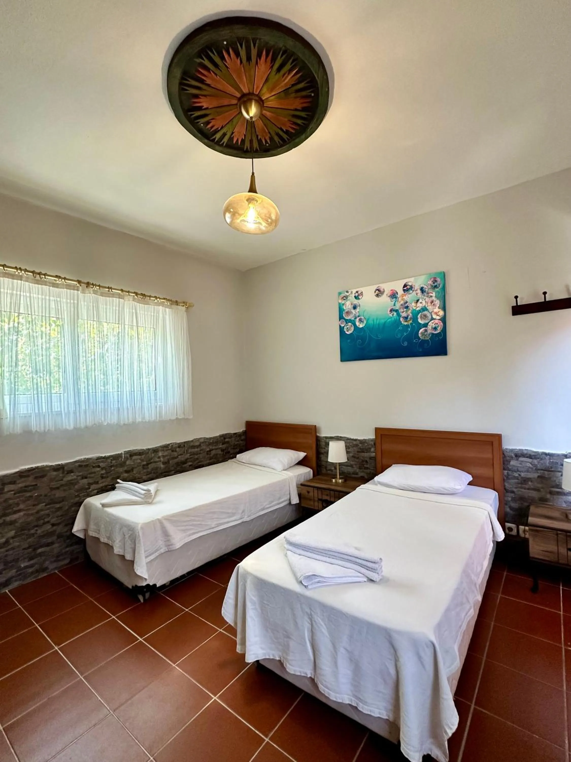 Bed in Bahaus Resort