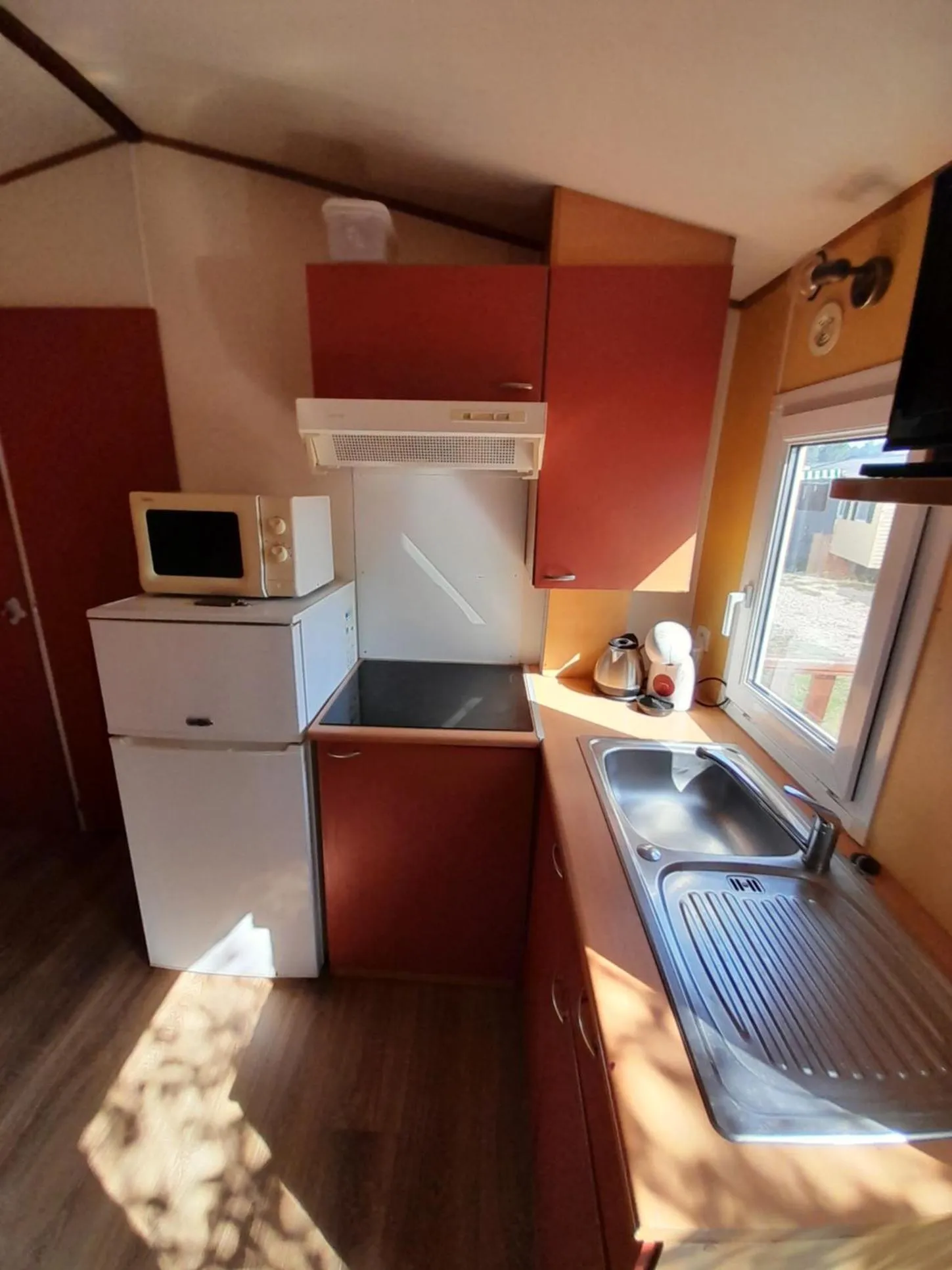 Kitchen or kitchenette in Bungalows Land'shause