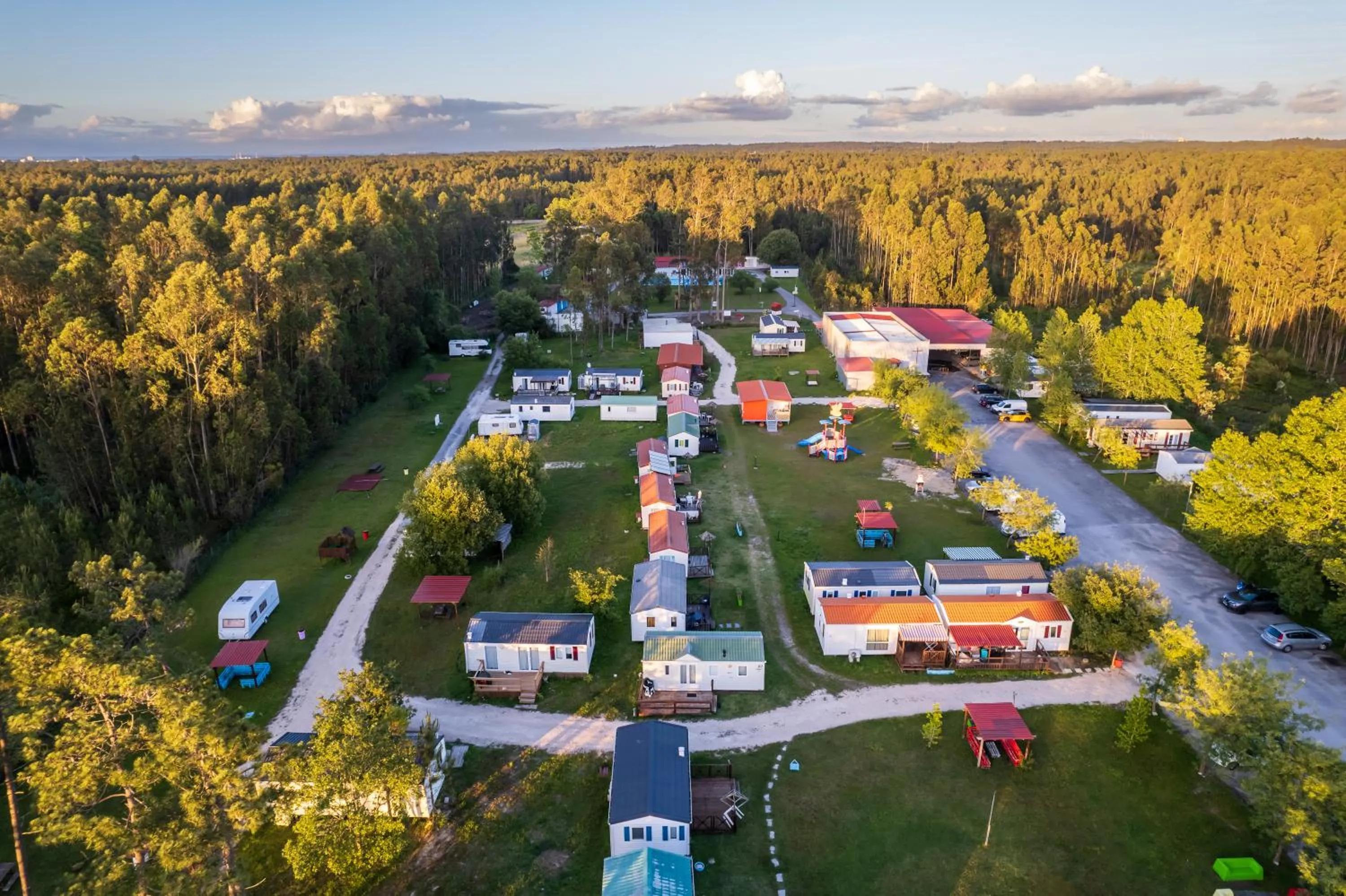 Bird's eye view in Bungalows Land'shause