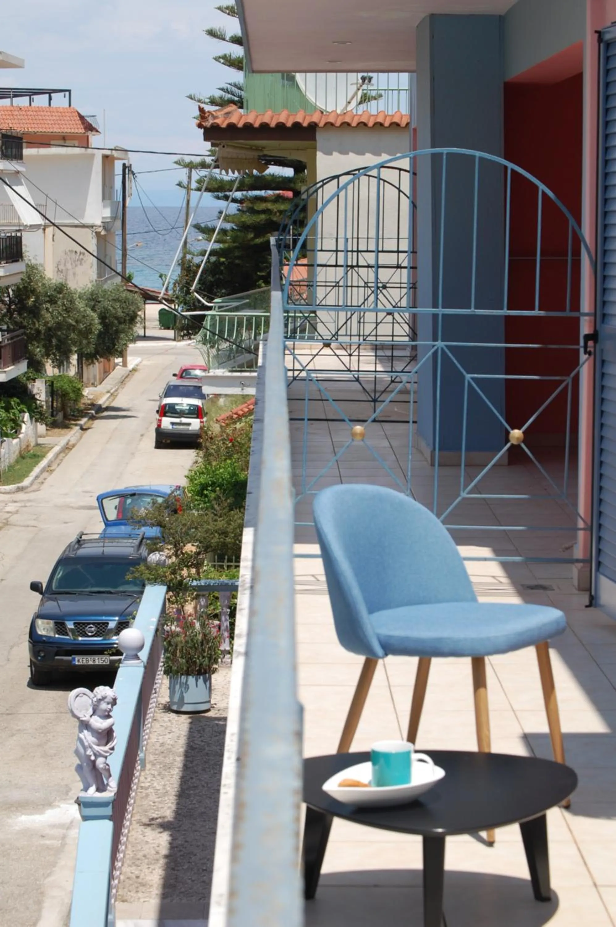 Balcony/Terrace in Alkyoni Apartments & Studios