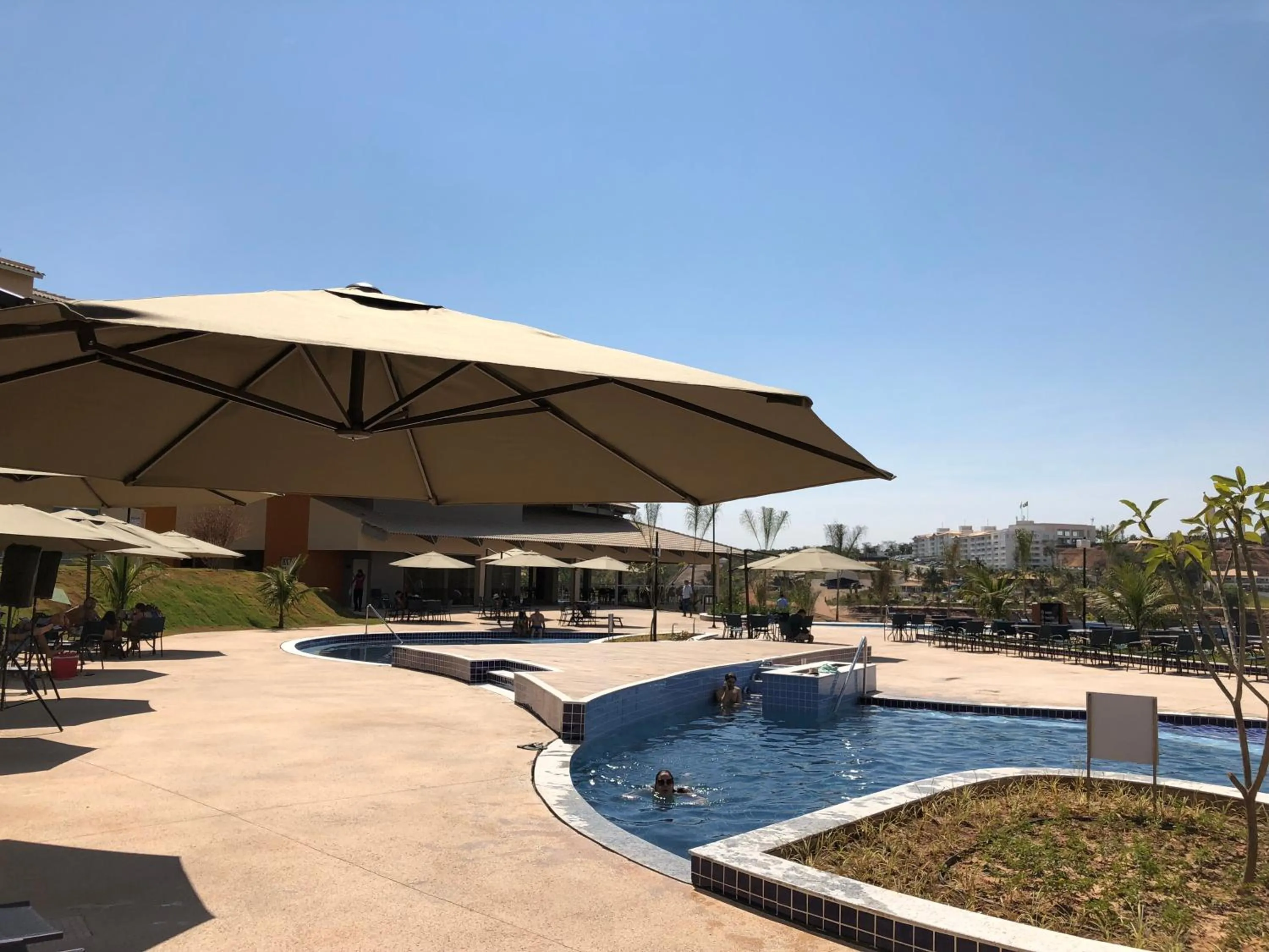 Pool view in Ilhas do Lago Eco Resort by WAM Experience