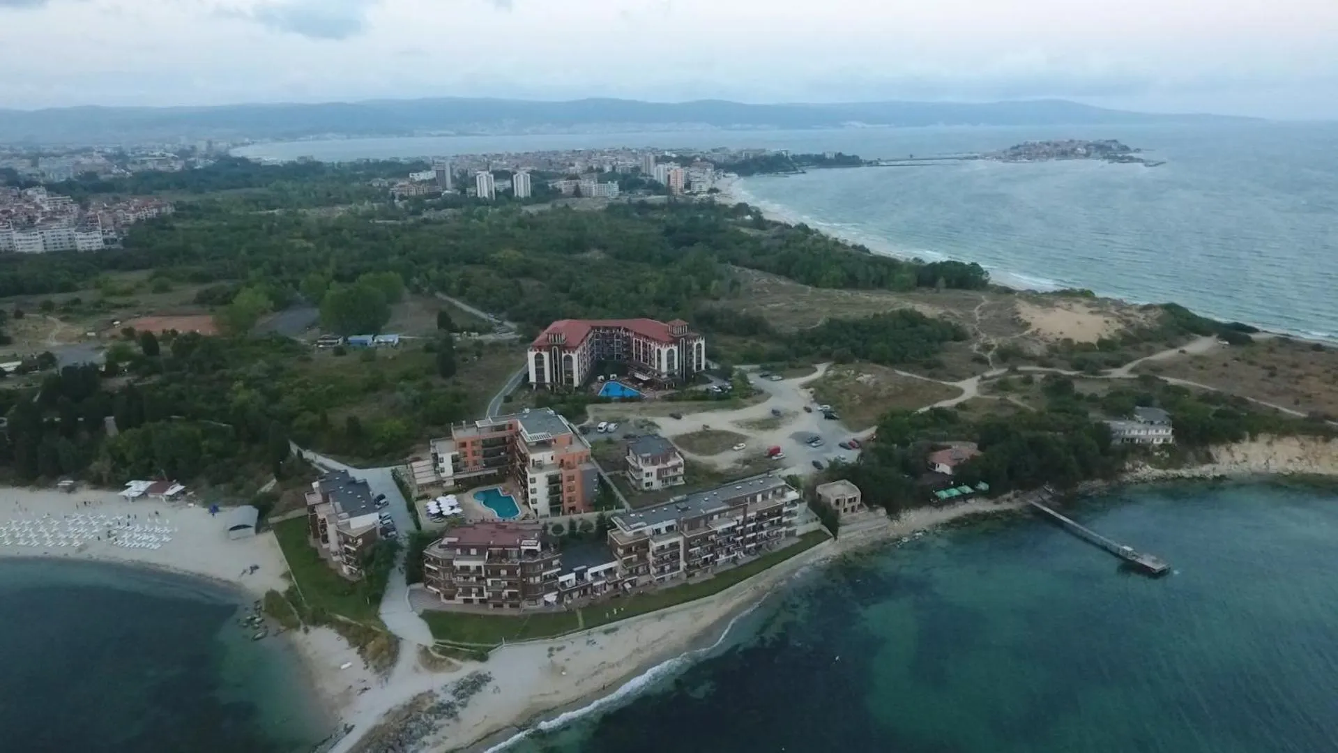 Bird's eye view in Chateau del Marina Apart Complex