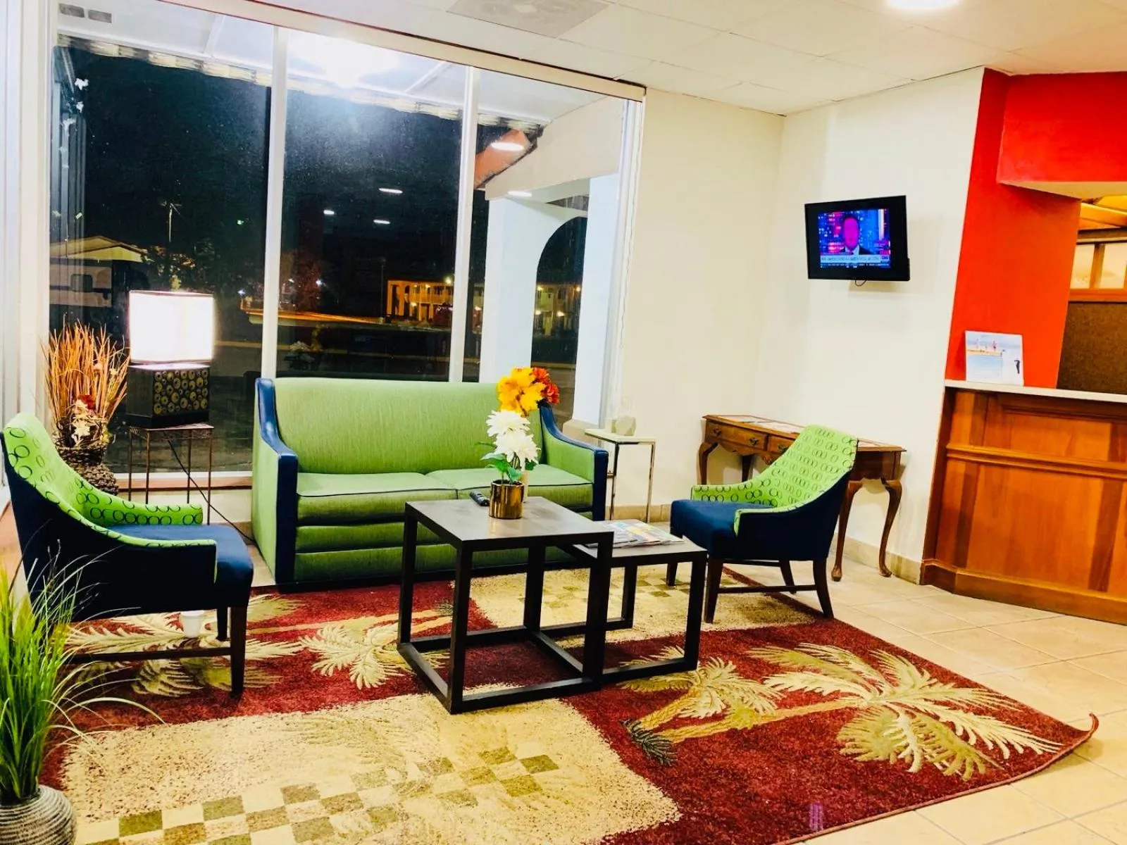 Seating Area in Ramada by Wyndham Walterboro