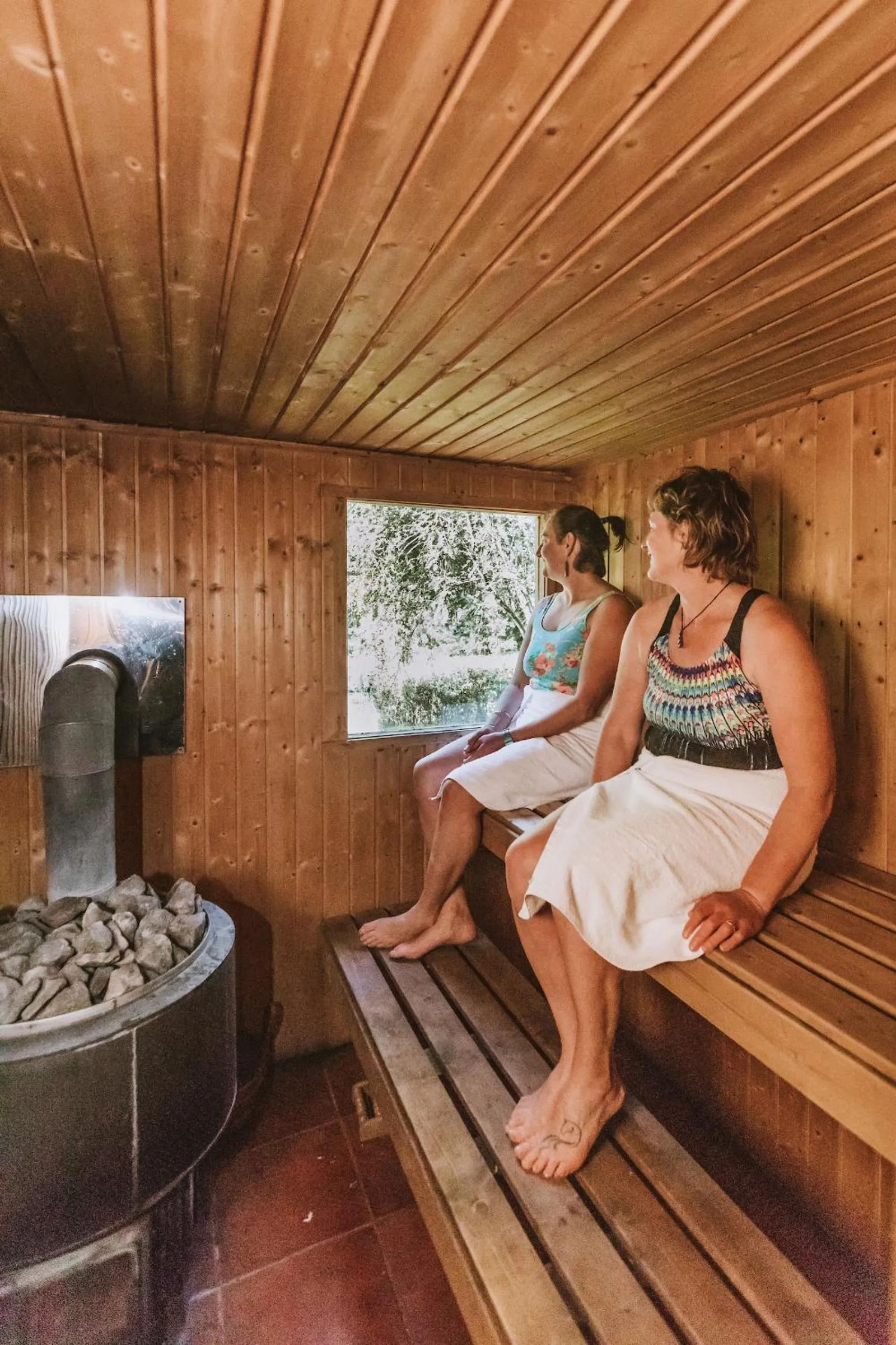 Sauna in River Valley Lodge