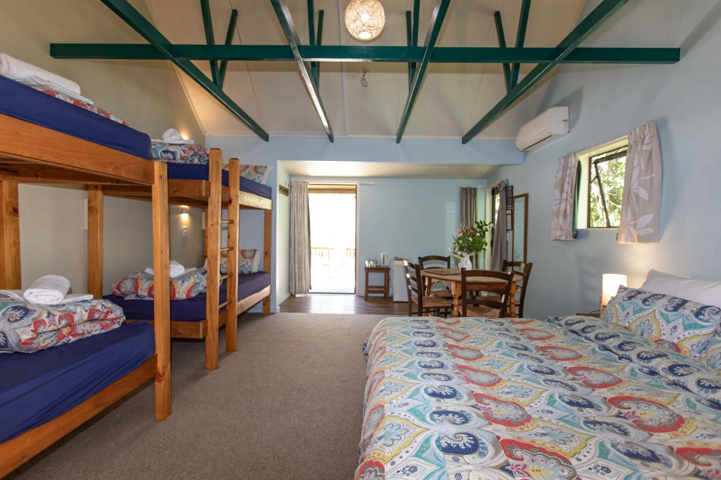 Bed in River Valley Lodge