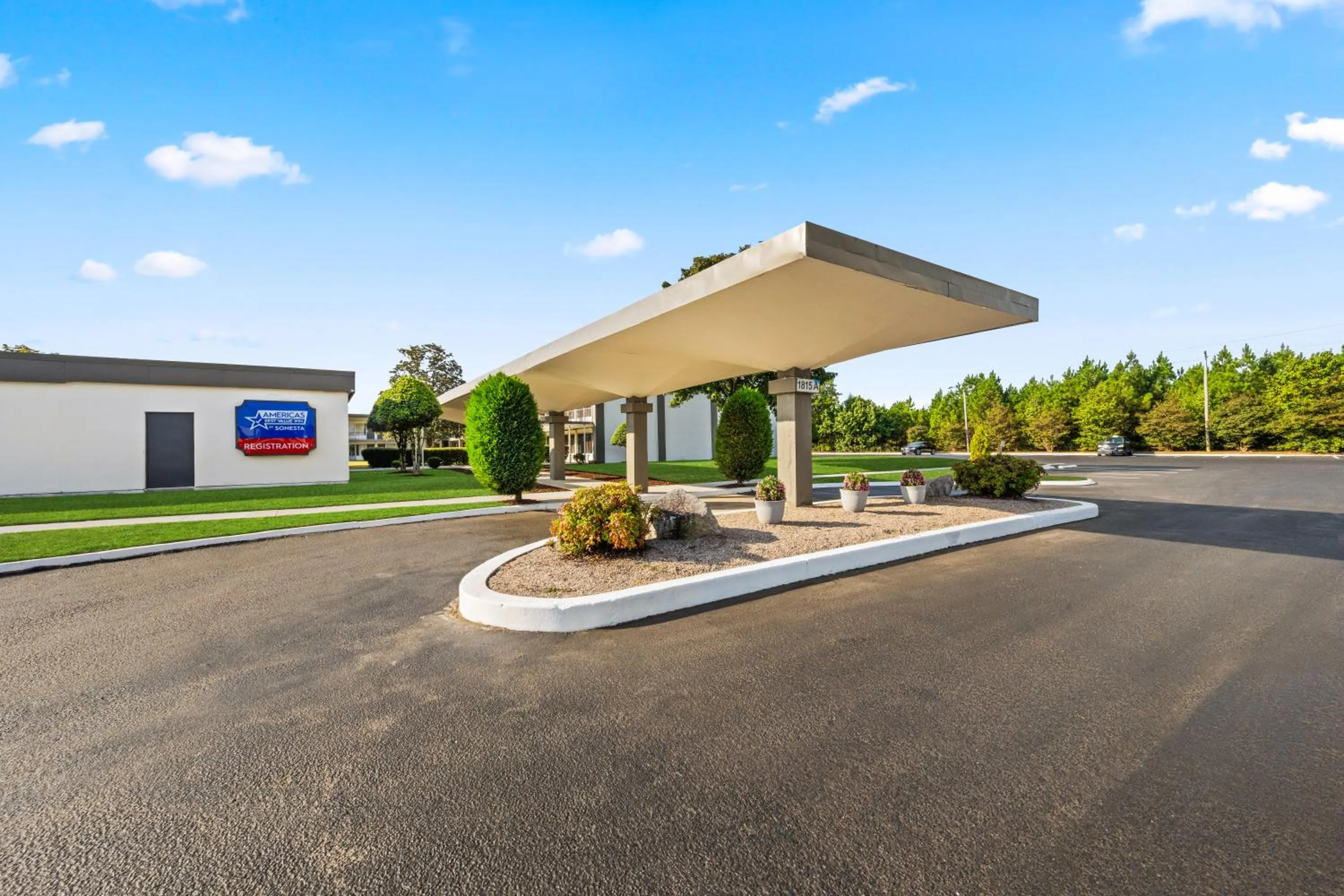 Property building in Americas Best Value Inn - Wilson