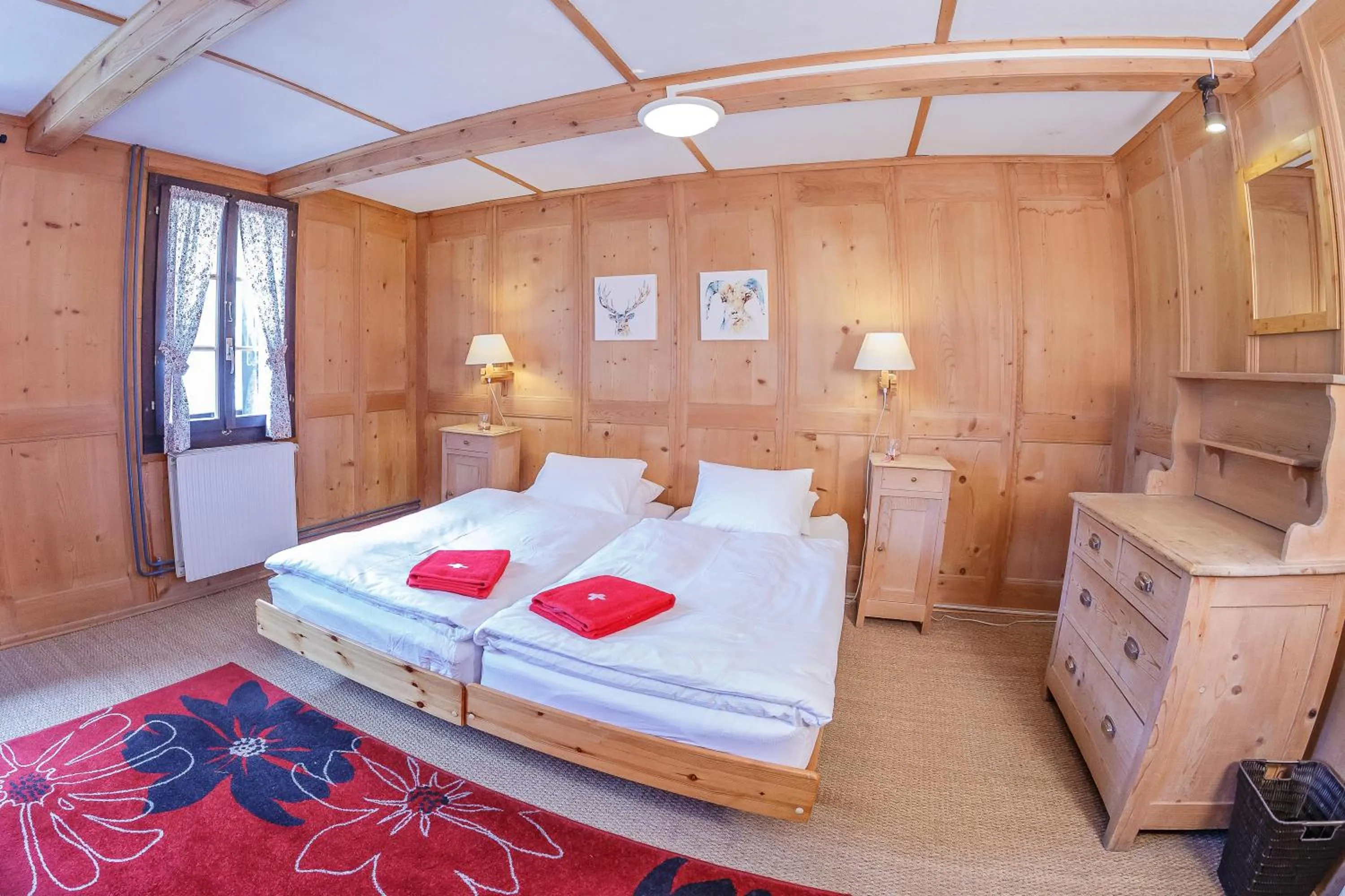 Bed in Guest House du Grand Paradis - On Piste