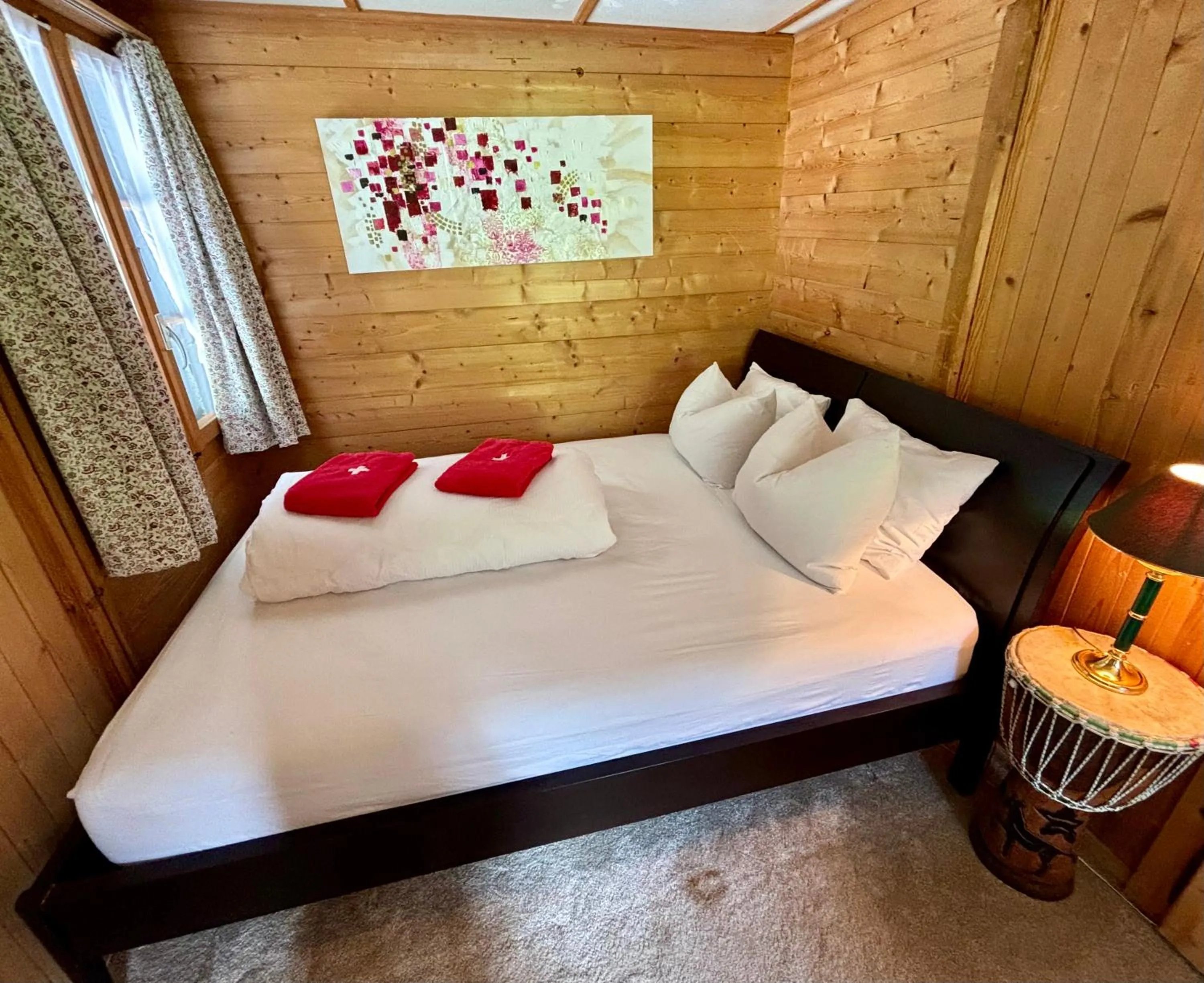 Bed in Guest House du Grand Paradis - On Piste