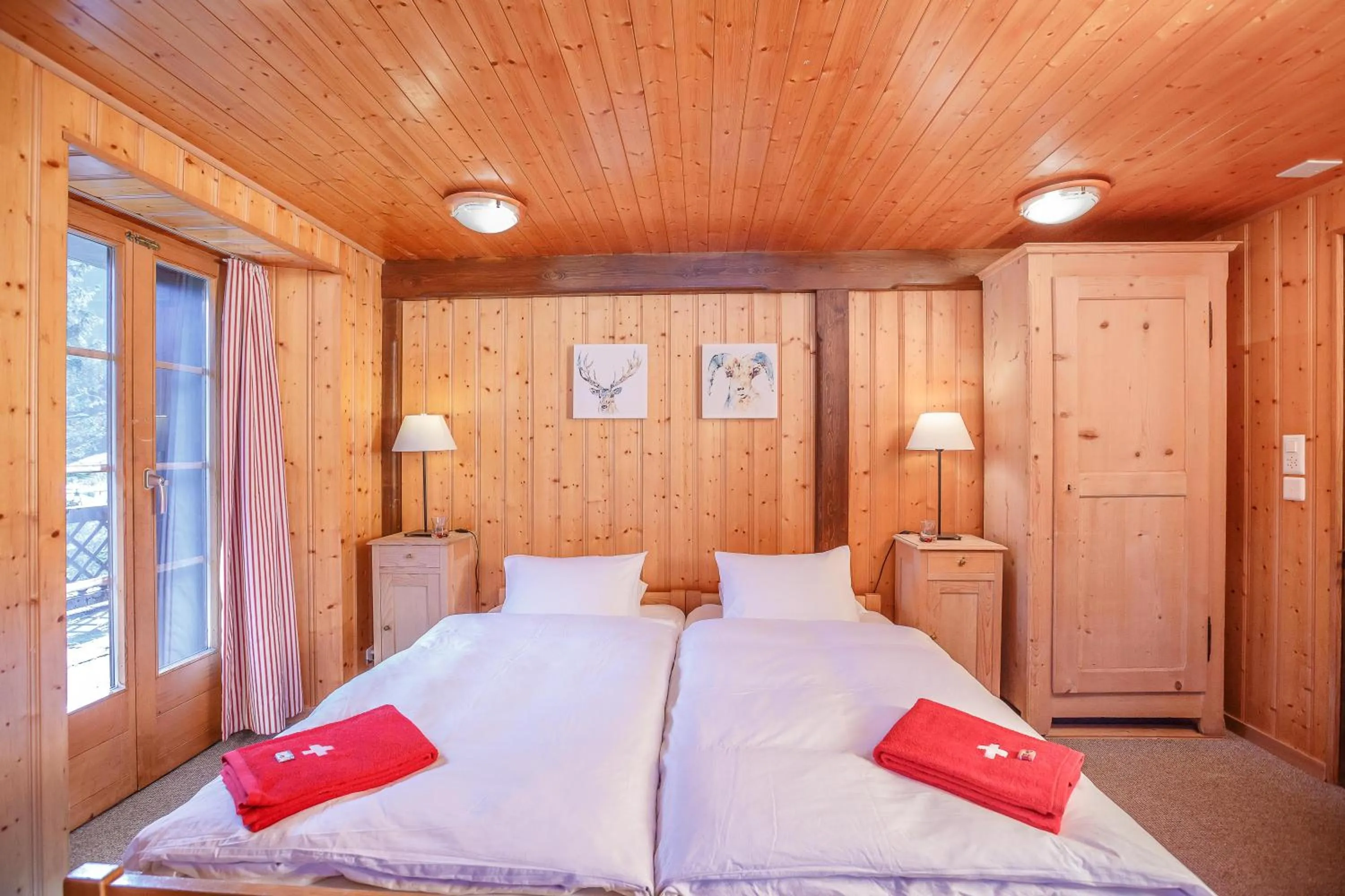 Bed in Guest House du Grand Paradis - On Piste
