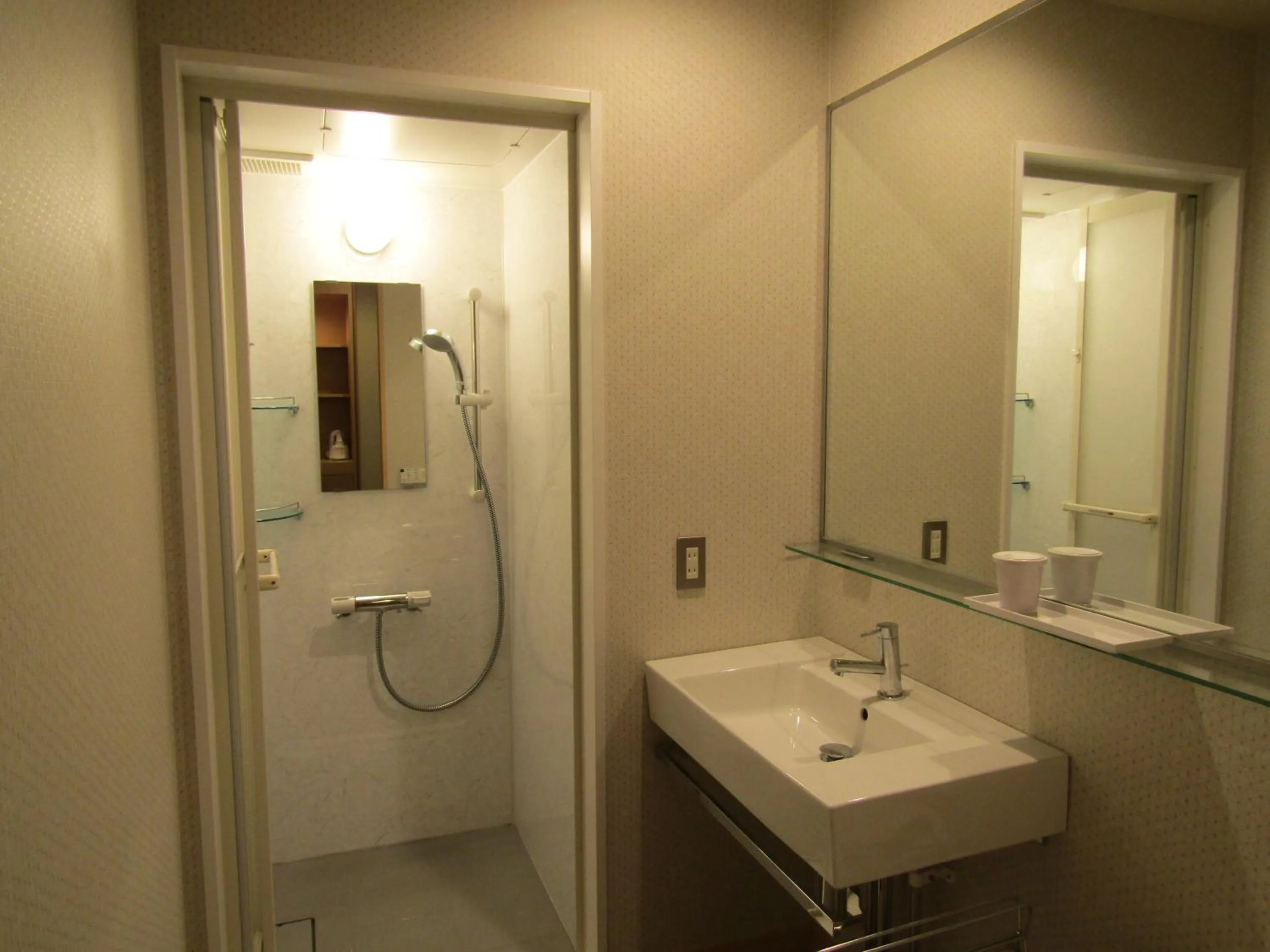 Shower in Japanese Style Hotel Isomura