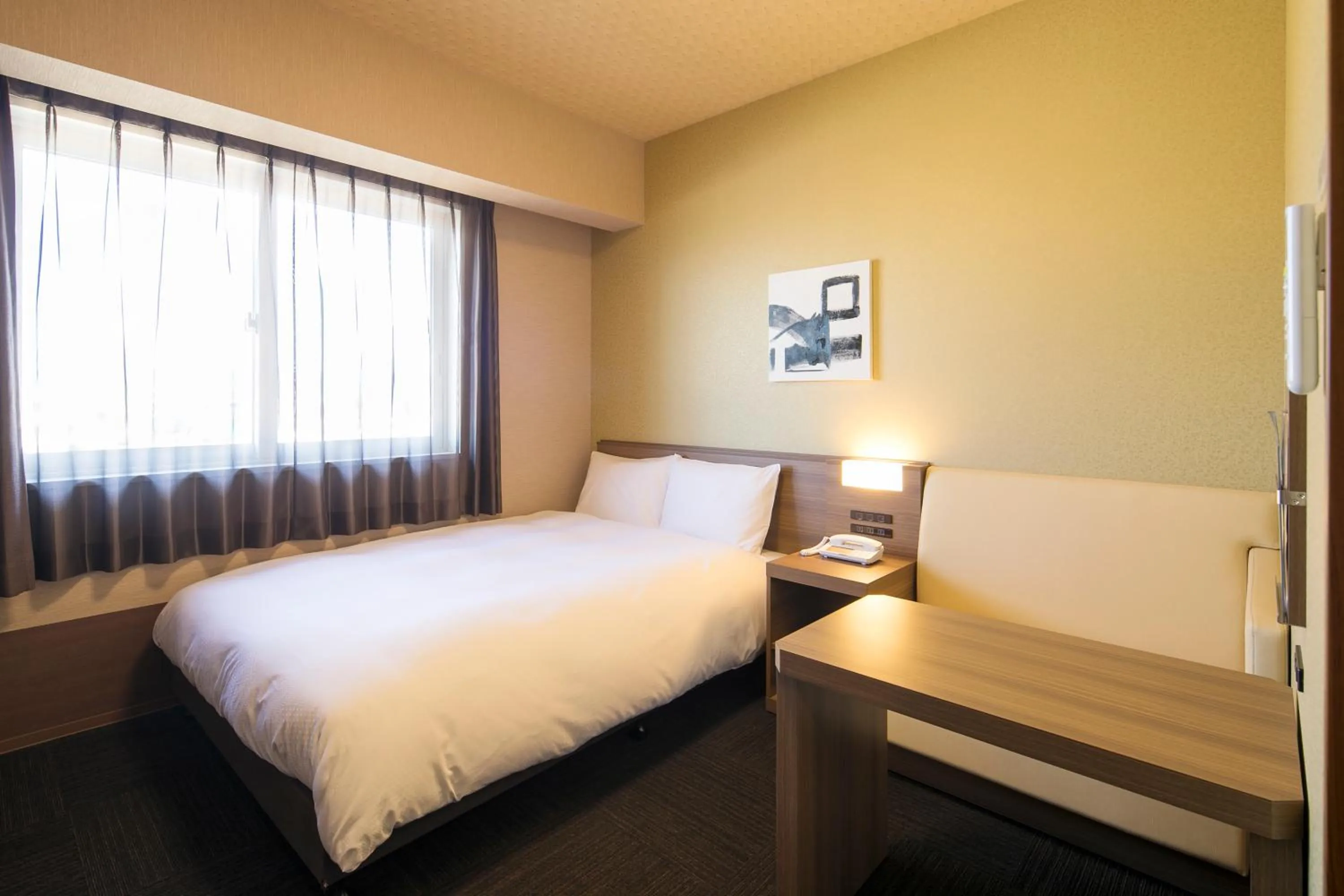 Photo of the whole room, Bed in GRANDVRIO HOTEL NARA -WAKURA- -ROUTE INN HOTELS-