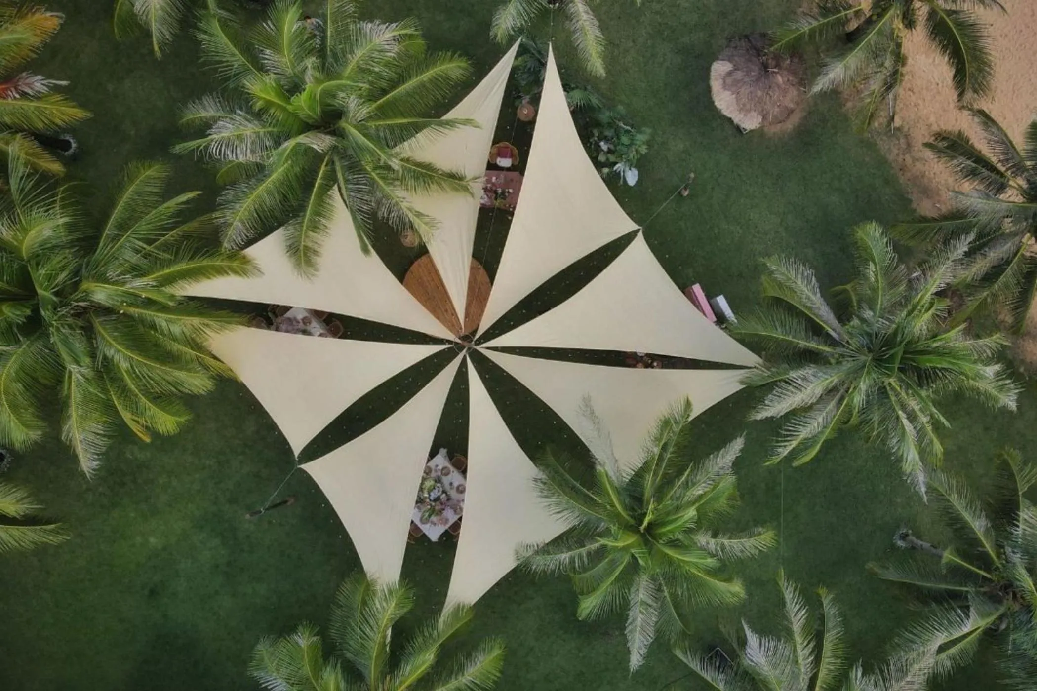 Bird's eye view in Anyu Hotel Sanya