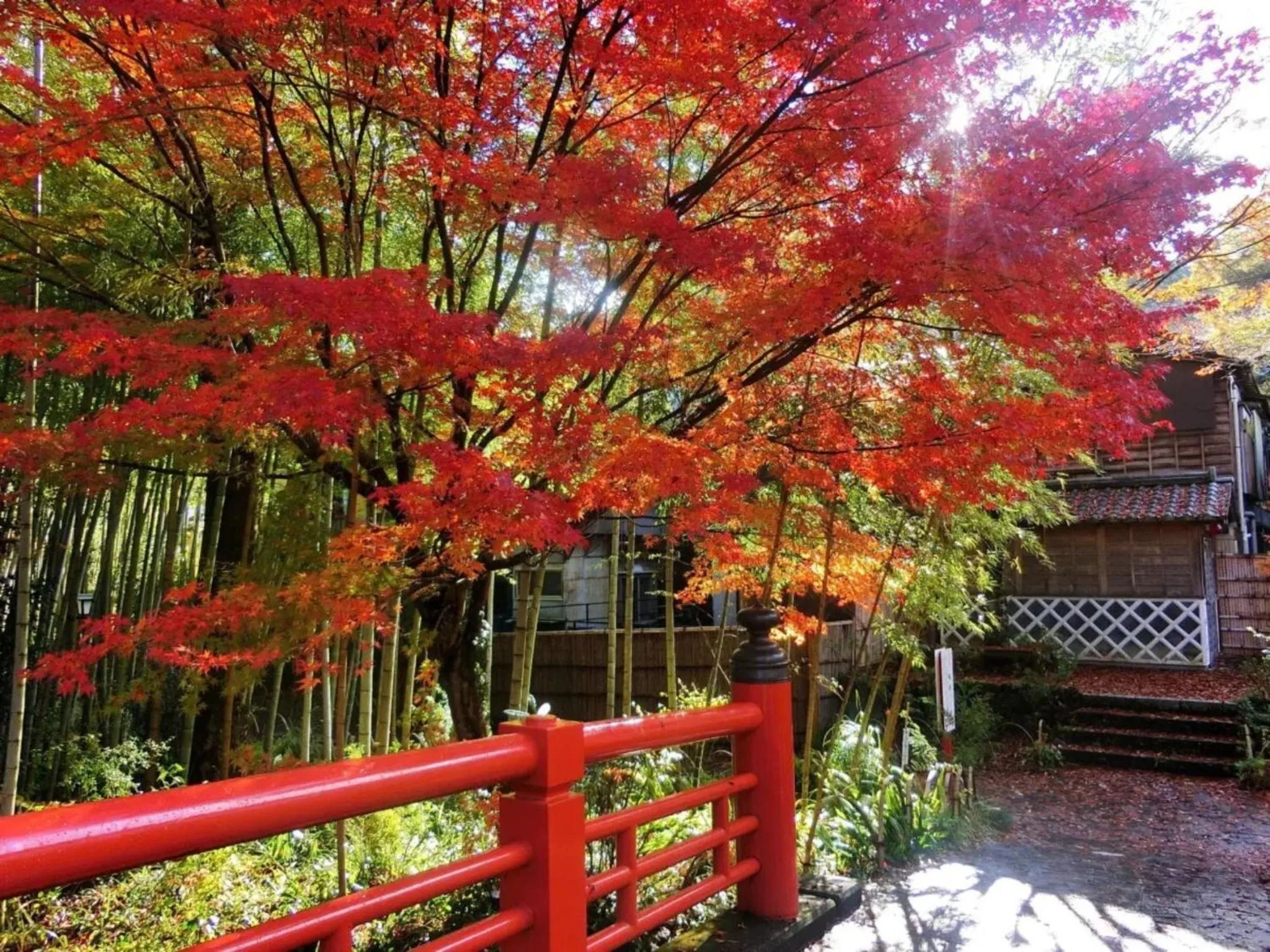 Nearby landmark in Onsen Yado Mizuguchi