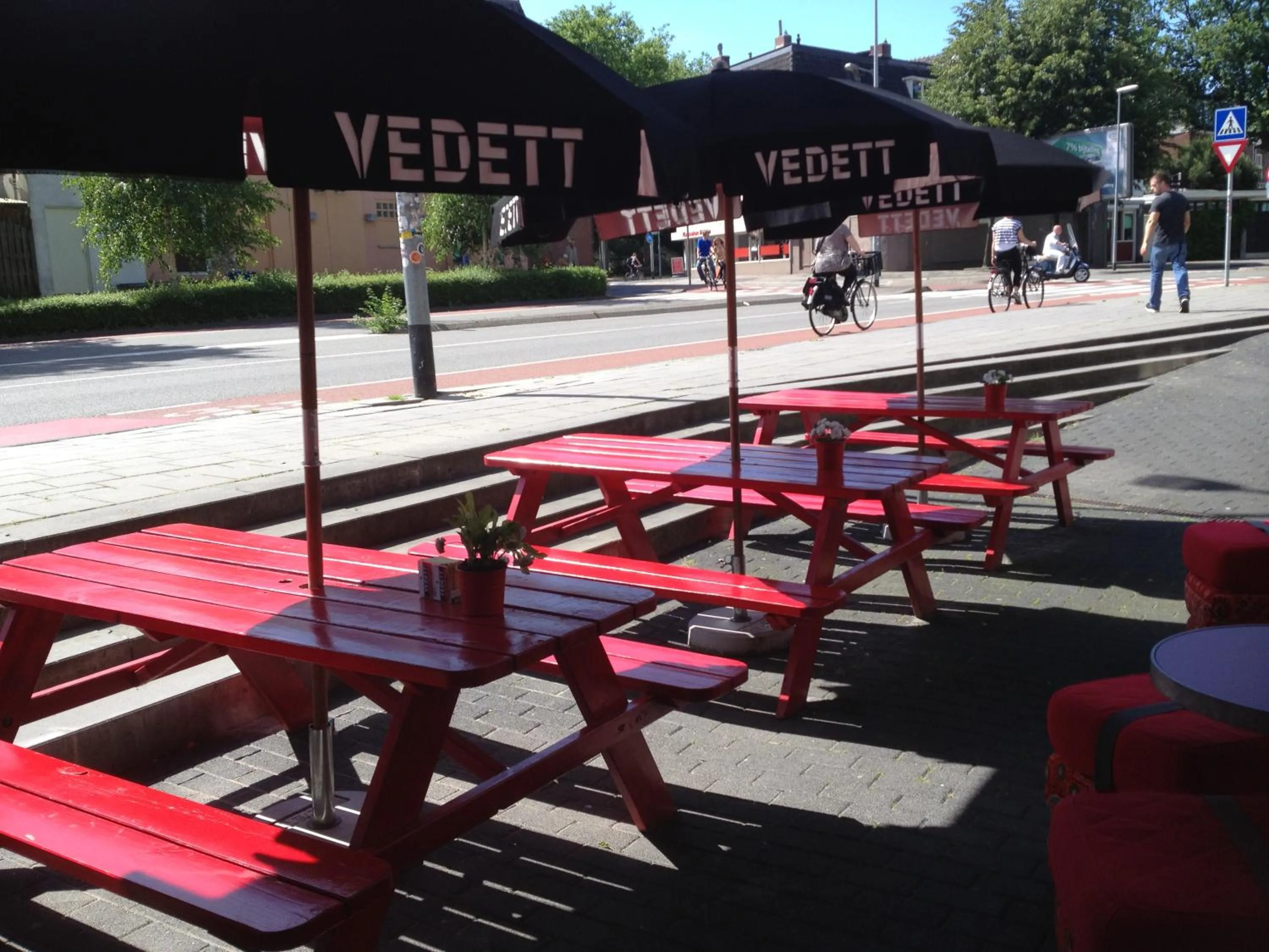 Balcony/Terrace in LABnul50 self check-in hotel Groningen