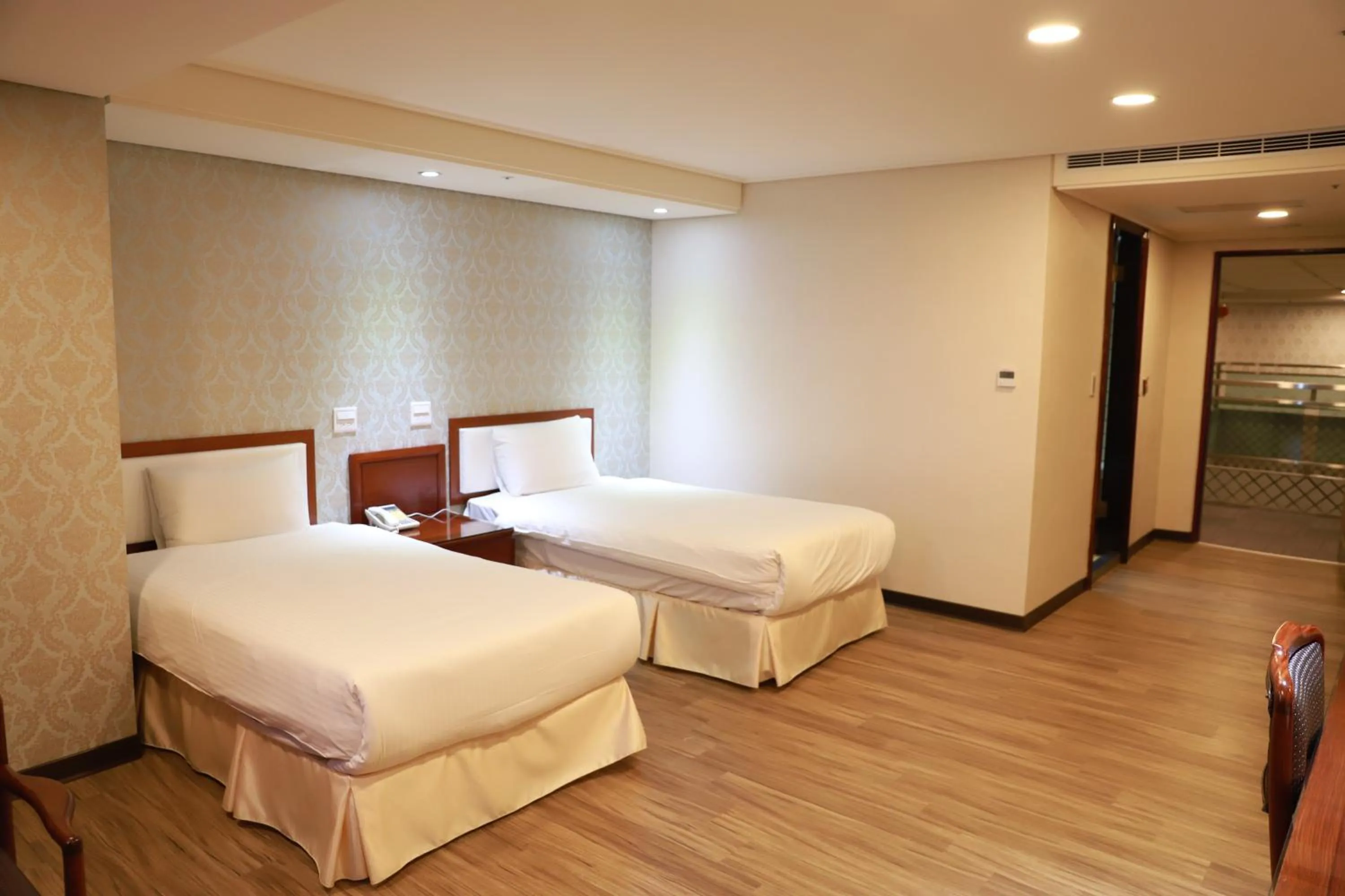 Bed in Chuan Fu Hotel