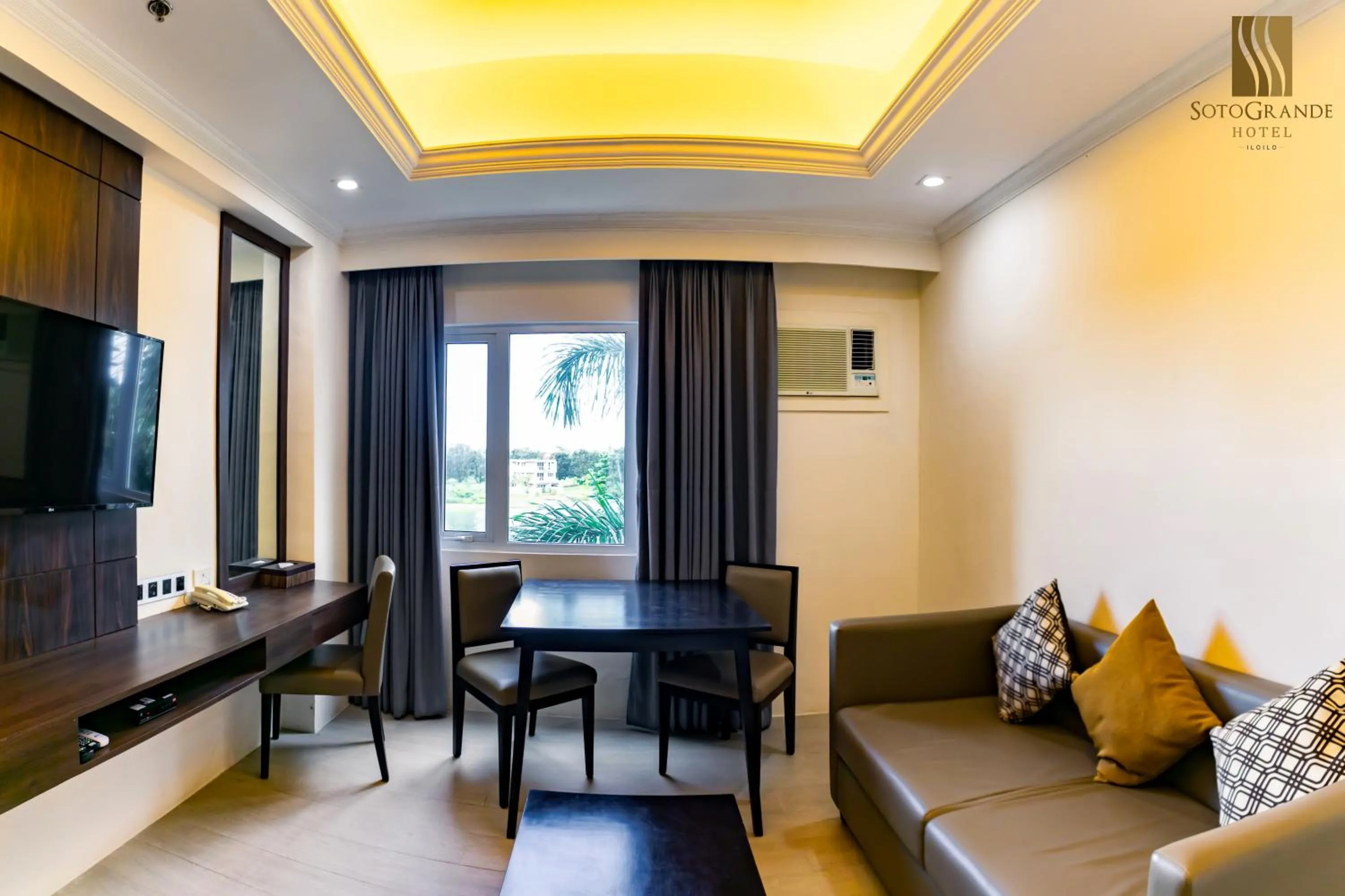 Seating area in Sotogrande Iloilo Hotel