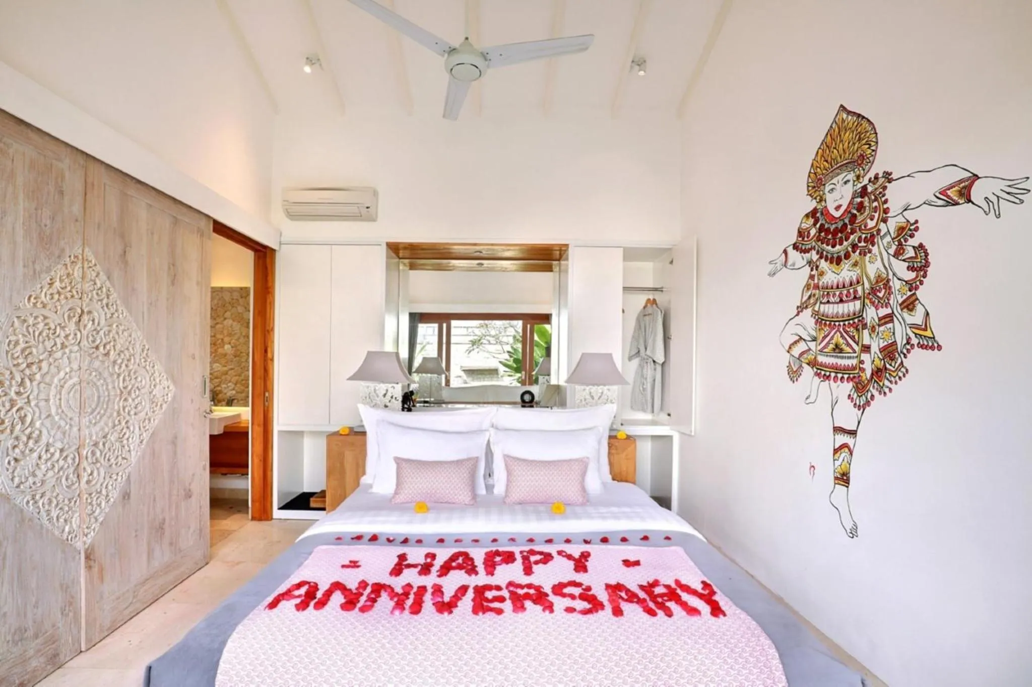 Photo of the whole room, Bed in The Jimbaran Villa by Ini Vie Hospitality