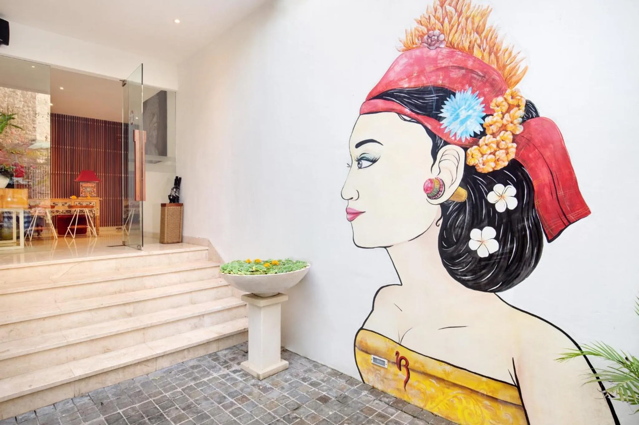 Facade/entrance in The Jimbaran Villa by Ini Vie Hospitality